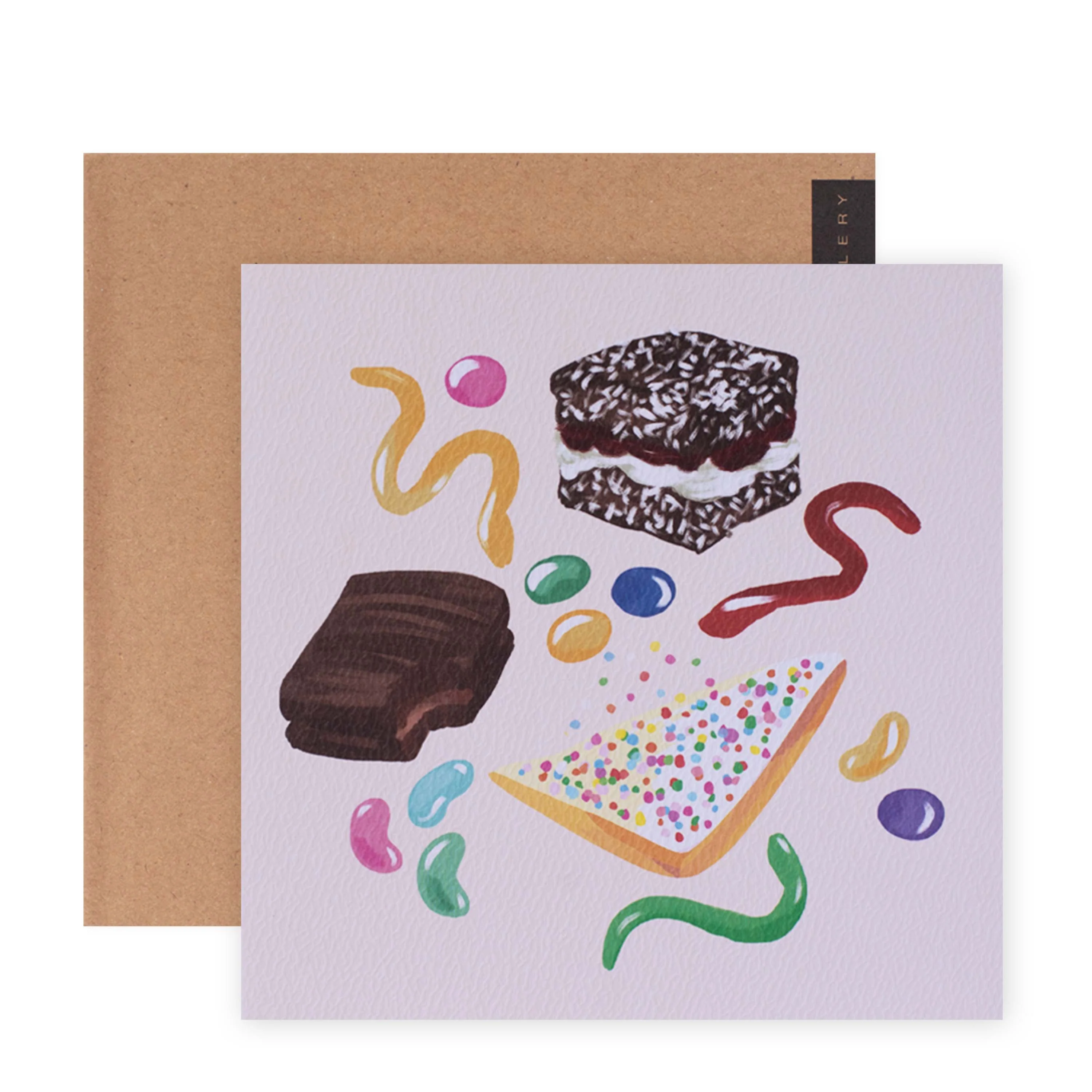 Hallmark x Christie Williams Gallery Blank Greeting Card - Classic Party Favourites - Image 3
