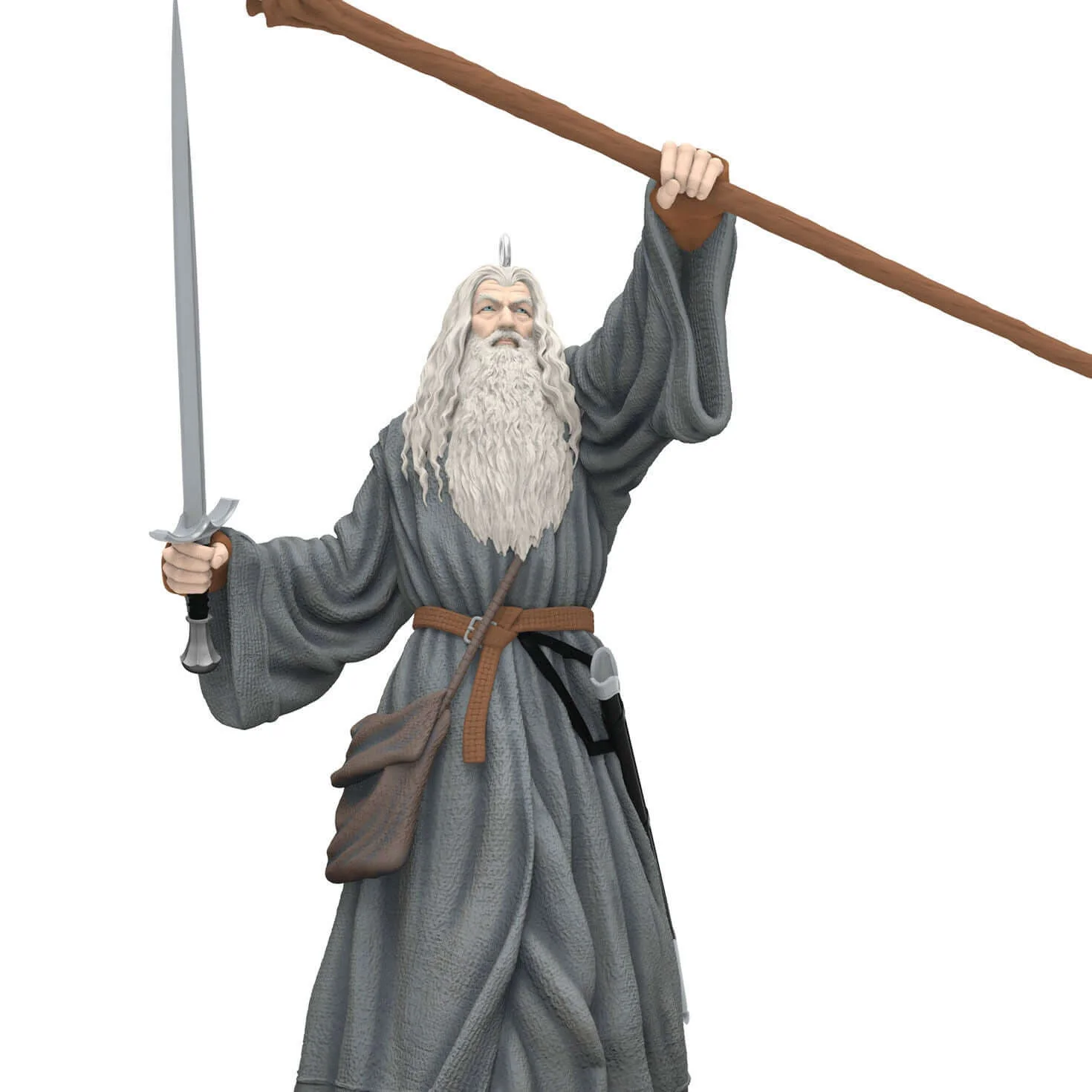 The Lord of the Rings™ Gandalf™ the Grey With Sound — 2025 Hallmark Keepsake Christmas Ornament - Image 4