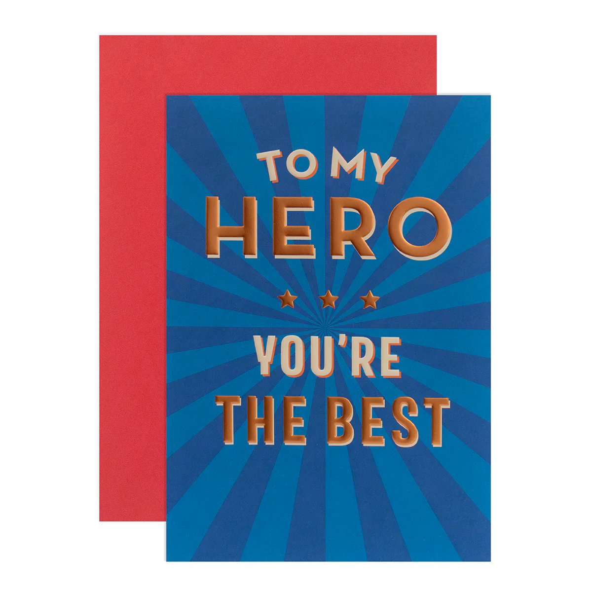 Hallmark Father's Day Card - To My Hero, You're The Best - Image 3