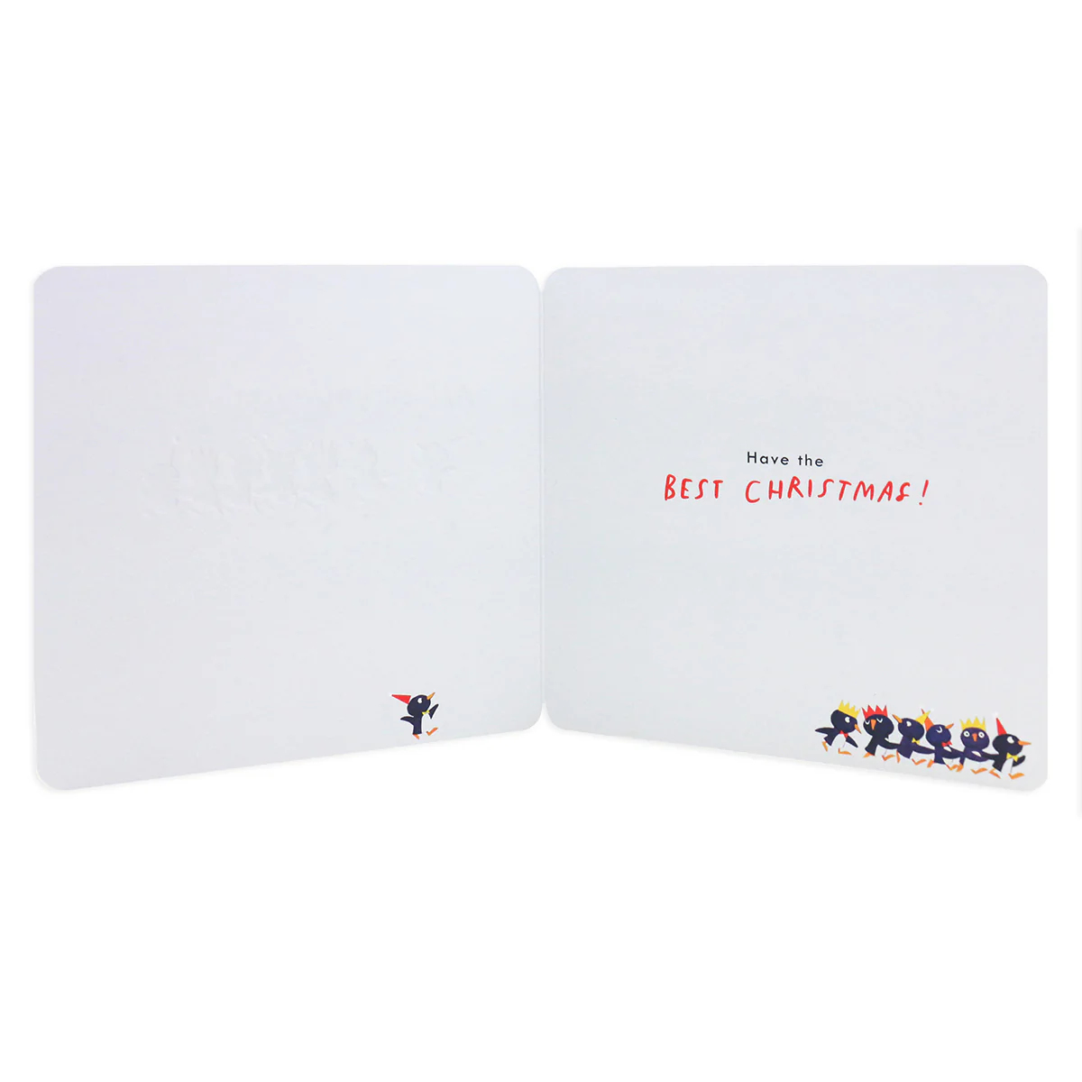 Hallmark Christmas Card For All - Penguin Party - Image 2