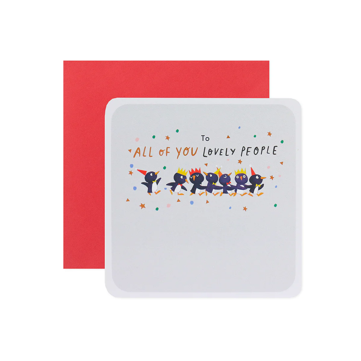 Hallmark Christmas Card For All - Penguin Party - Image 3