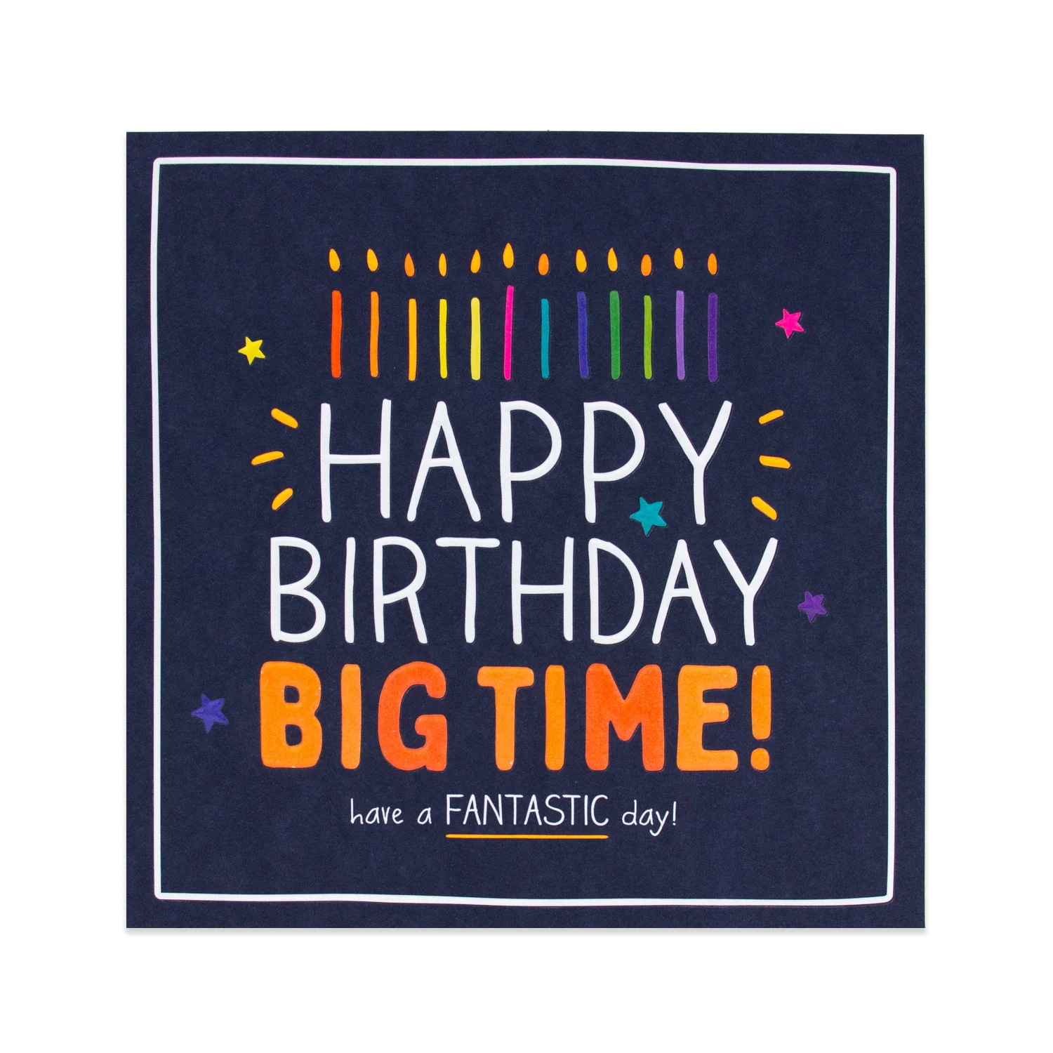 Hallmark Happy Jackson Birthday Card - Colourful Candles