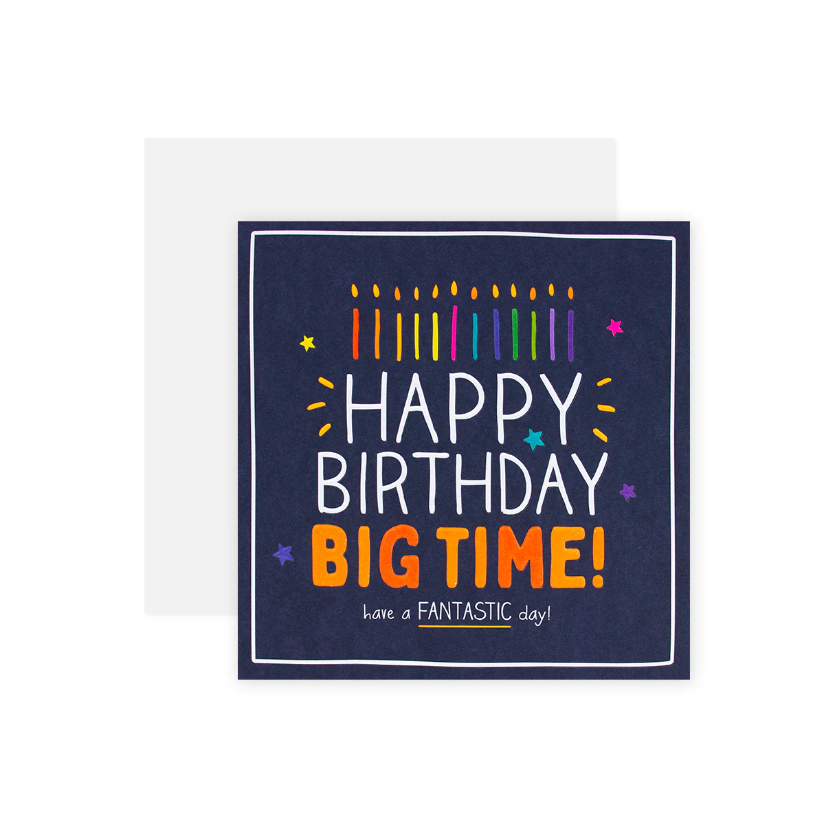 Hallmark Happy Jackson Birthday Card - Colourful Candles - Image 2