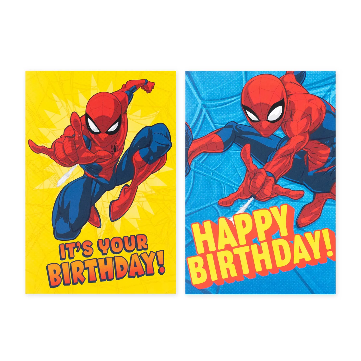Hallmark Multipack of 12 Birthday Cards - 2 designs, Marvel Spiderman - Image 4