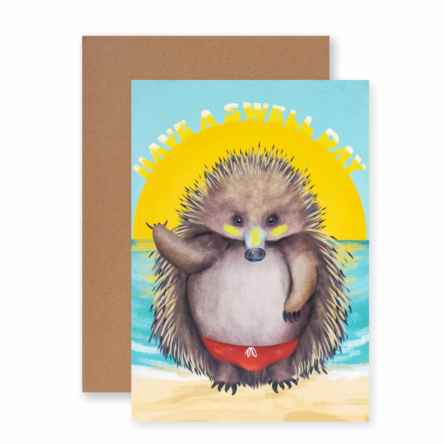 Hallmark Ozzy Oddities Greeting Card - Swell Day - Image 3