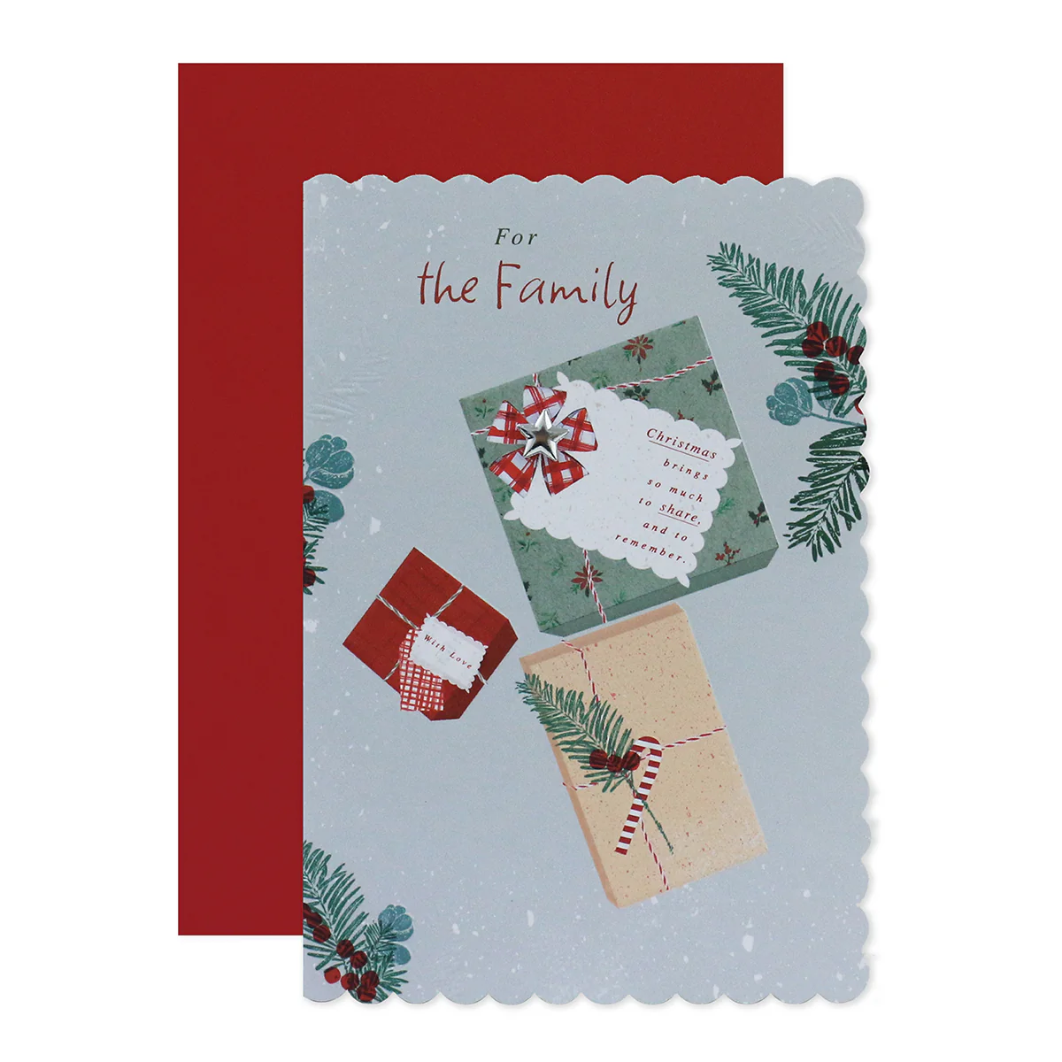 Hallmark Christmas Card For Family - Share & Remember - Image 3
