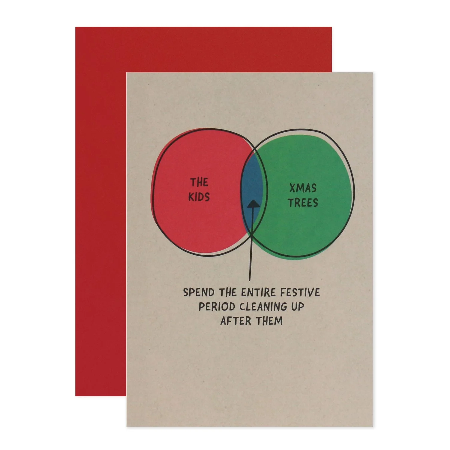 Hallmark Christmas Card - Festive Pie Chart - Image 3