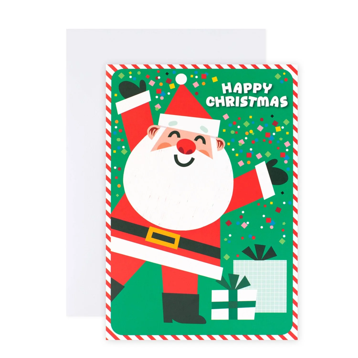 Creative Publishing by Hallmark Christmas Card - Happy Santa - Image 3