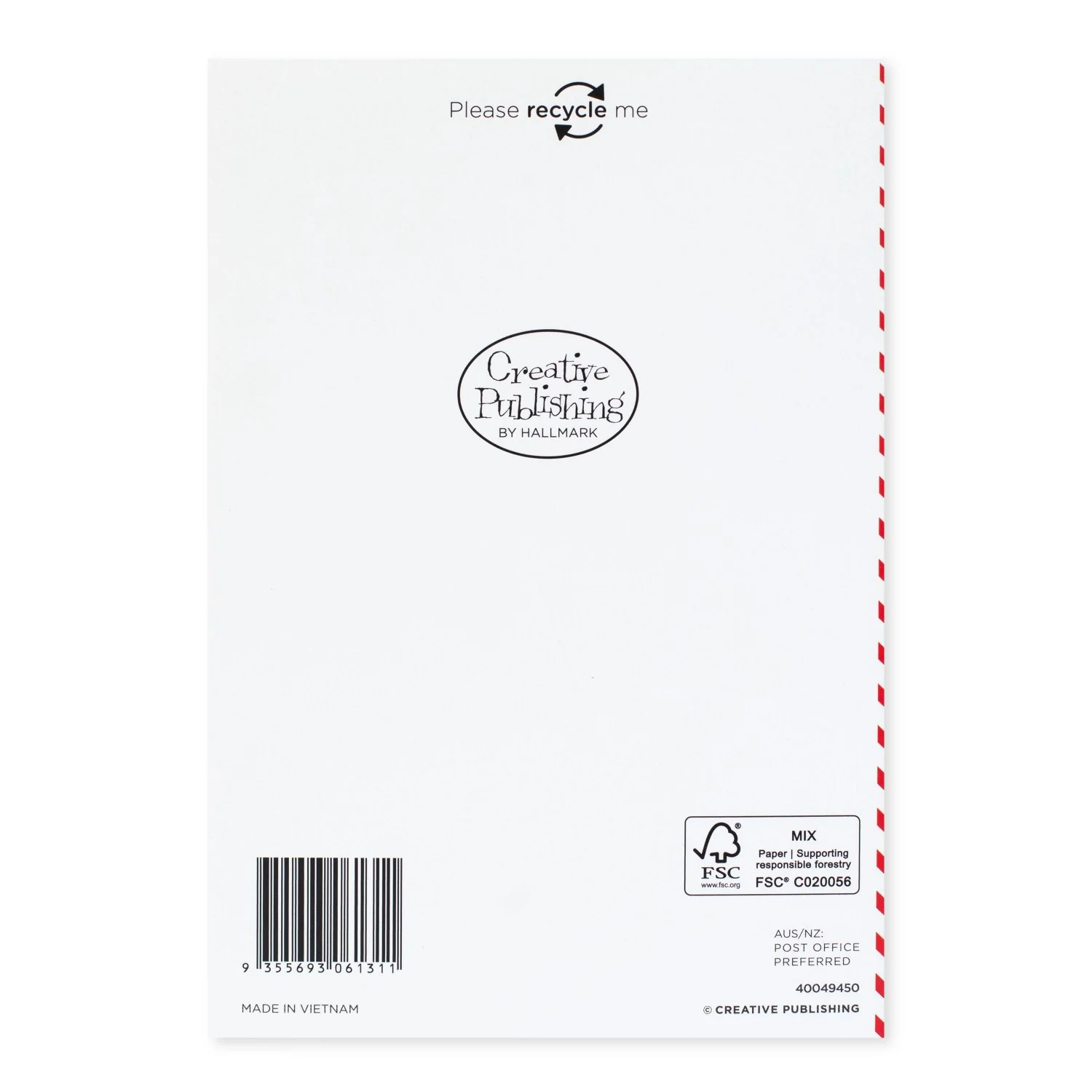 Creative Publishing by Hallmark Christmas Card - Happy Santa - Image 4
