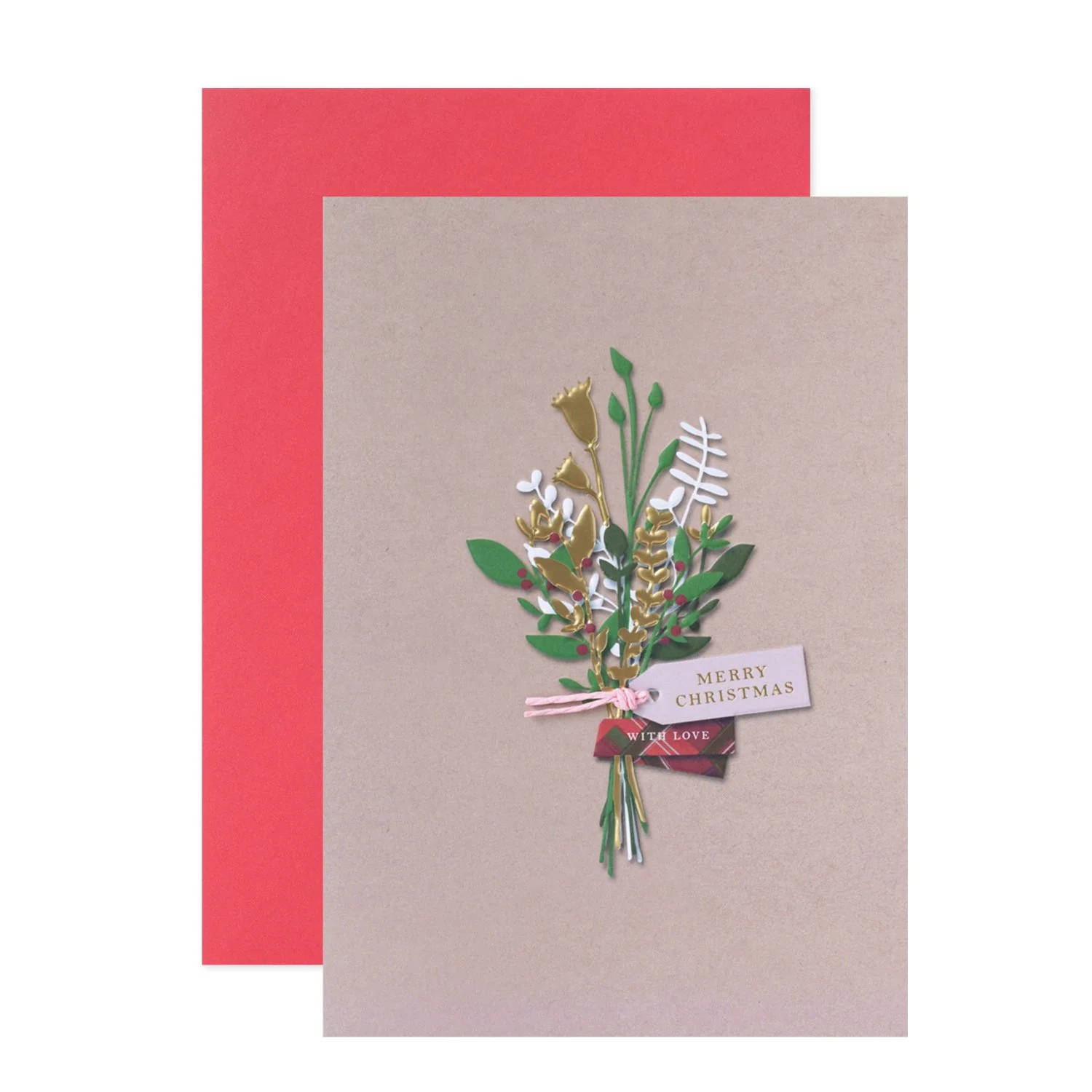 Hallmark Christmas Card - With Love - Image 3