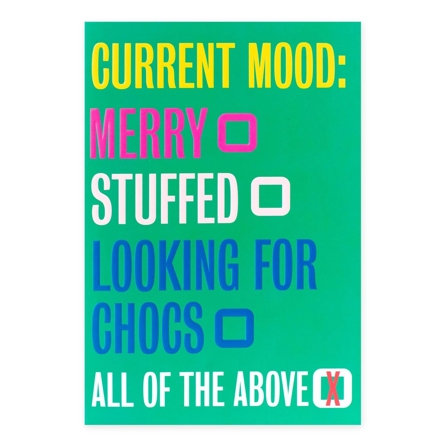 Hallmark Christmas Card - Current Mood