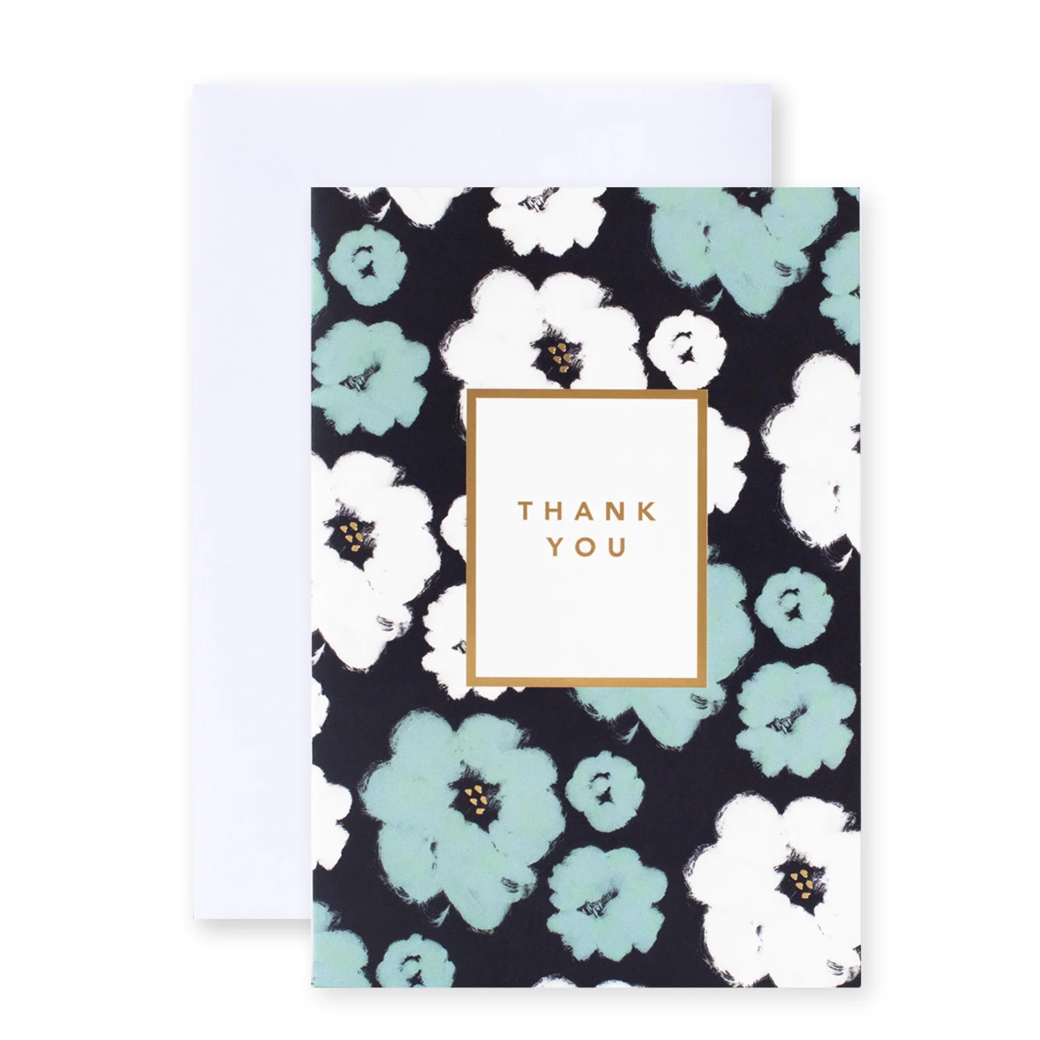 Hallmark Multipack of 12 Thank you Cards - 2 designs, Classic and Floral Thank You - Image 3