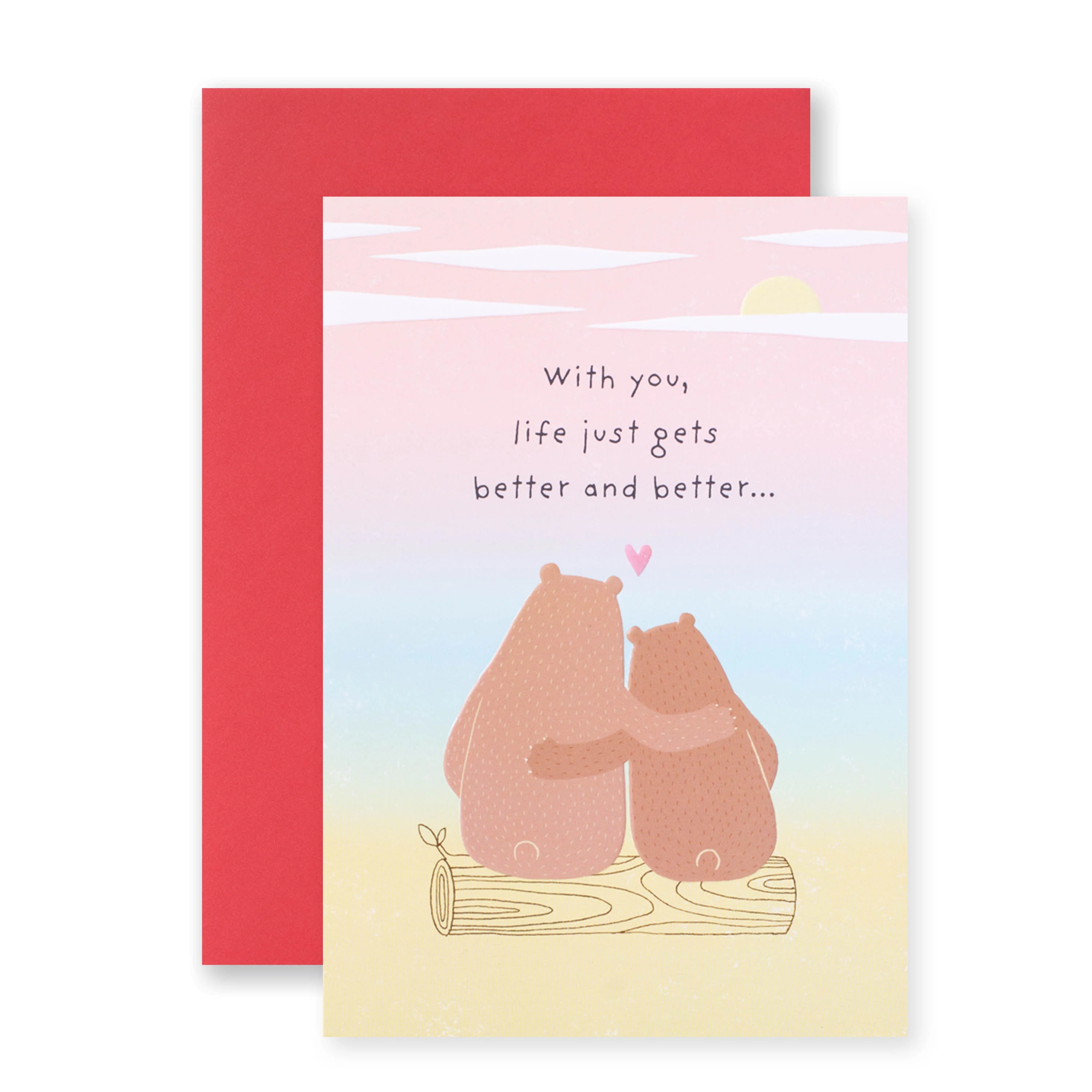 Hallmark Valentine's Day Card - With You, Life Just Gets Better And Better - Image 3
