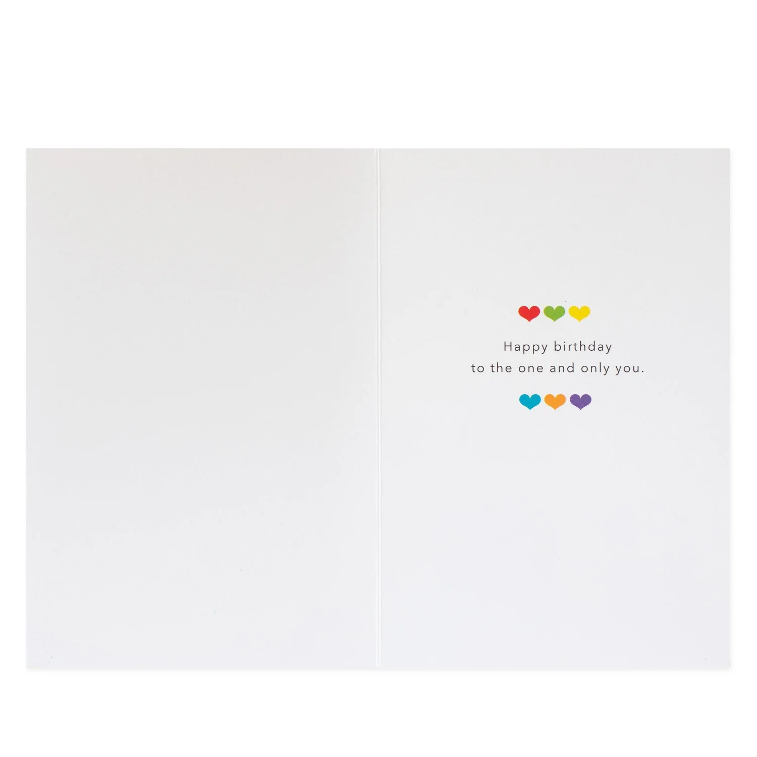 Hallmark Signature Birthday Card - One & Only You - Image 2