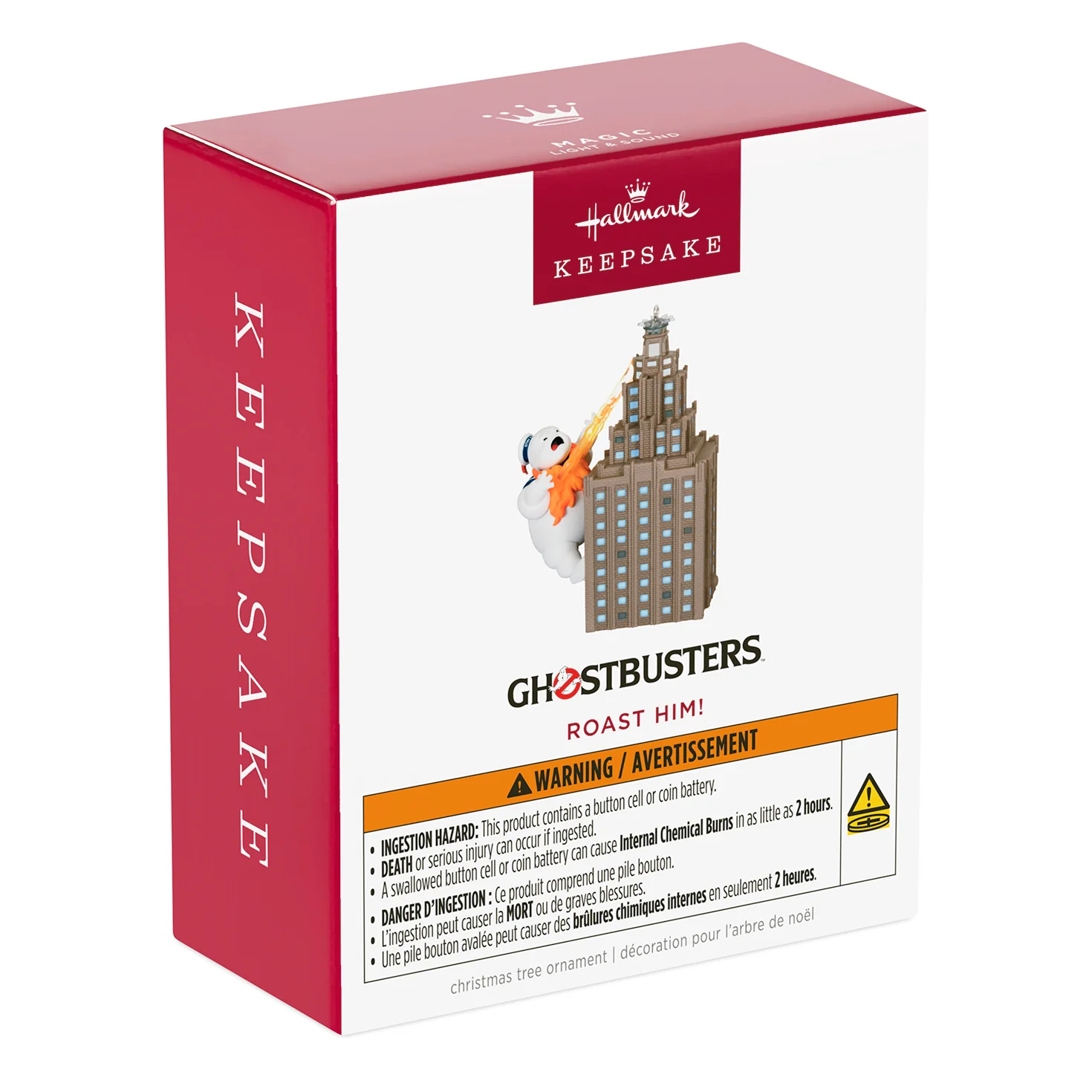 Ghostbusters Roast Him! With Light and Sound — 2026 Hallmark Keepsake Christmas Ornament - Image 5