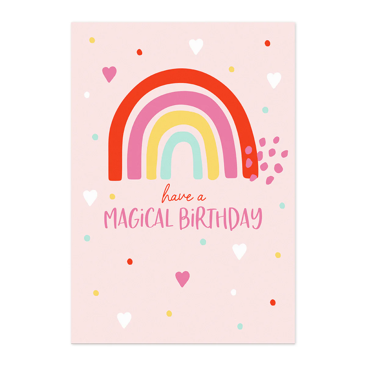 Connections from Hallmark Birthday Card - Rainbow Magical Birthday