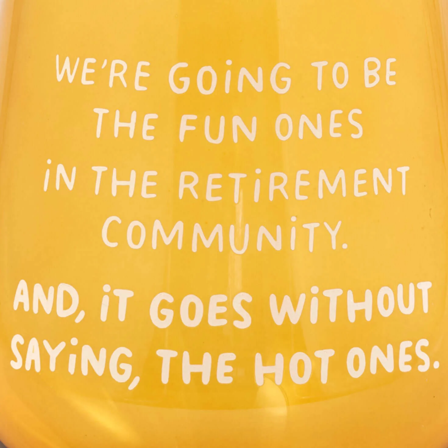 The Hot Ones Funny Stemless Wine Glass, 15.5 oz. - Image 3