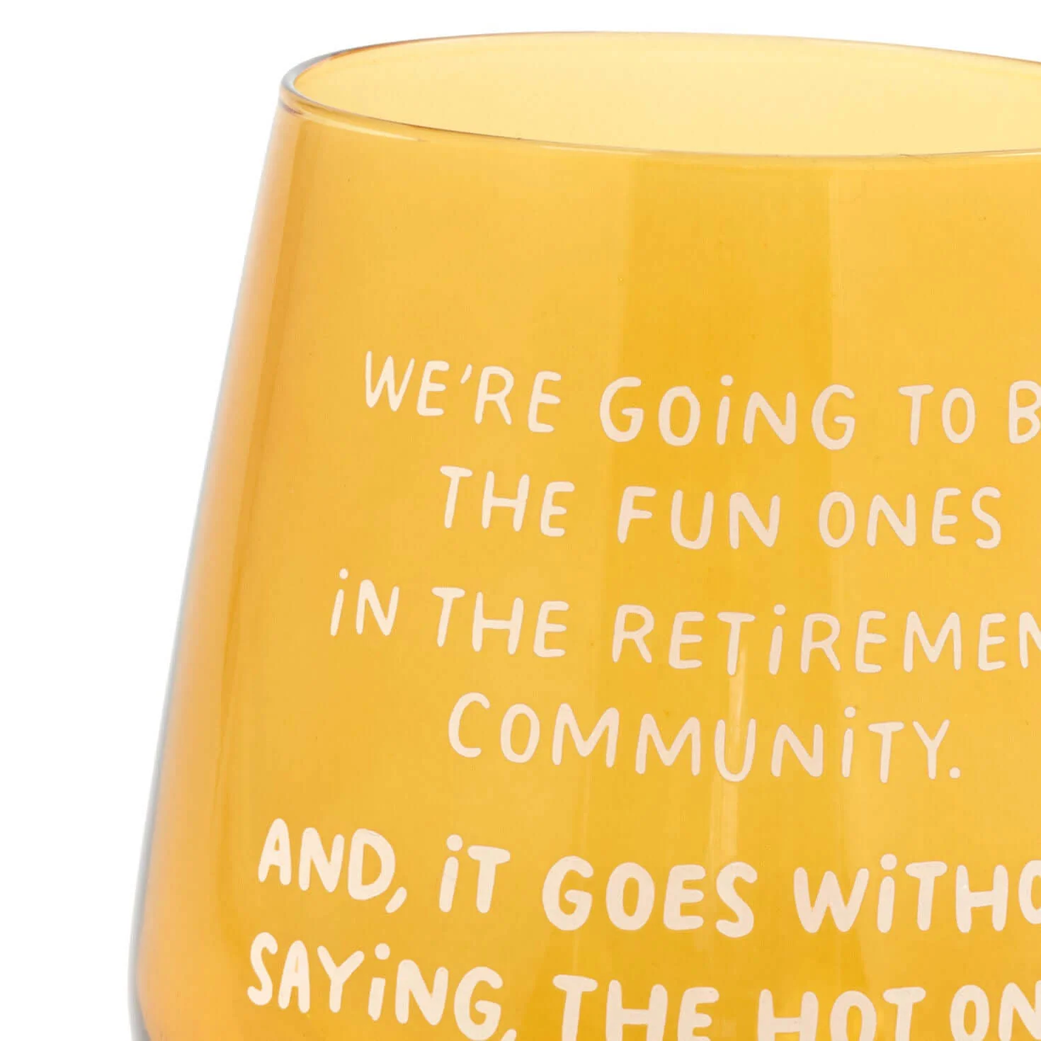 The Hot Ones Funny Stemless Wine Glass, 15.5 oz. - Image 4