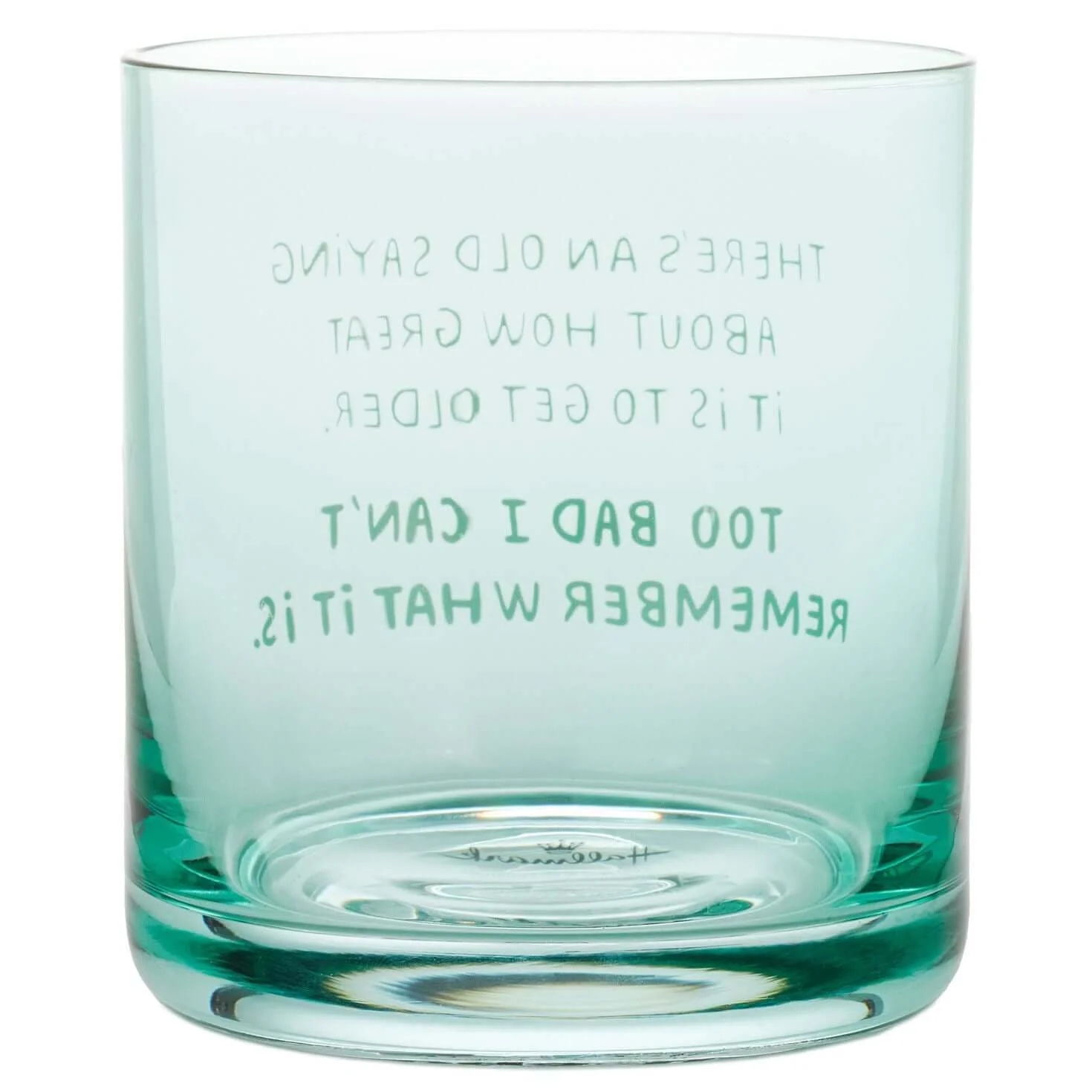An Old Saying Funny Rocks Glass, 12 oz. - Image 2