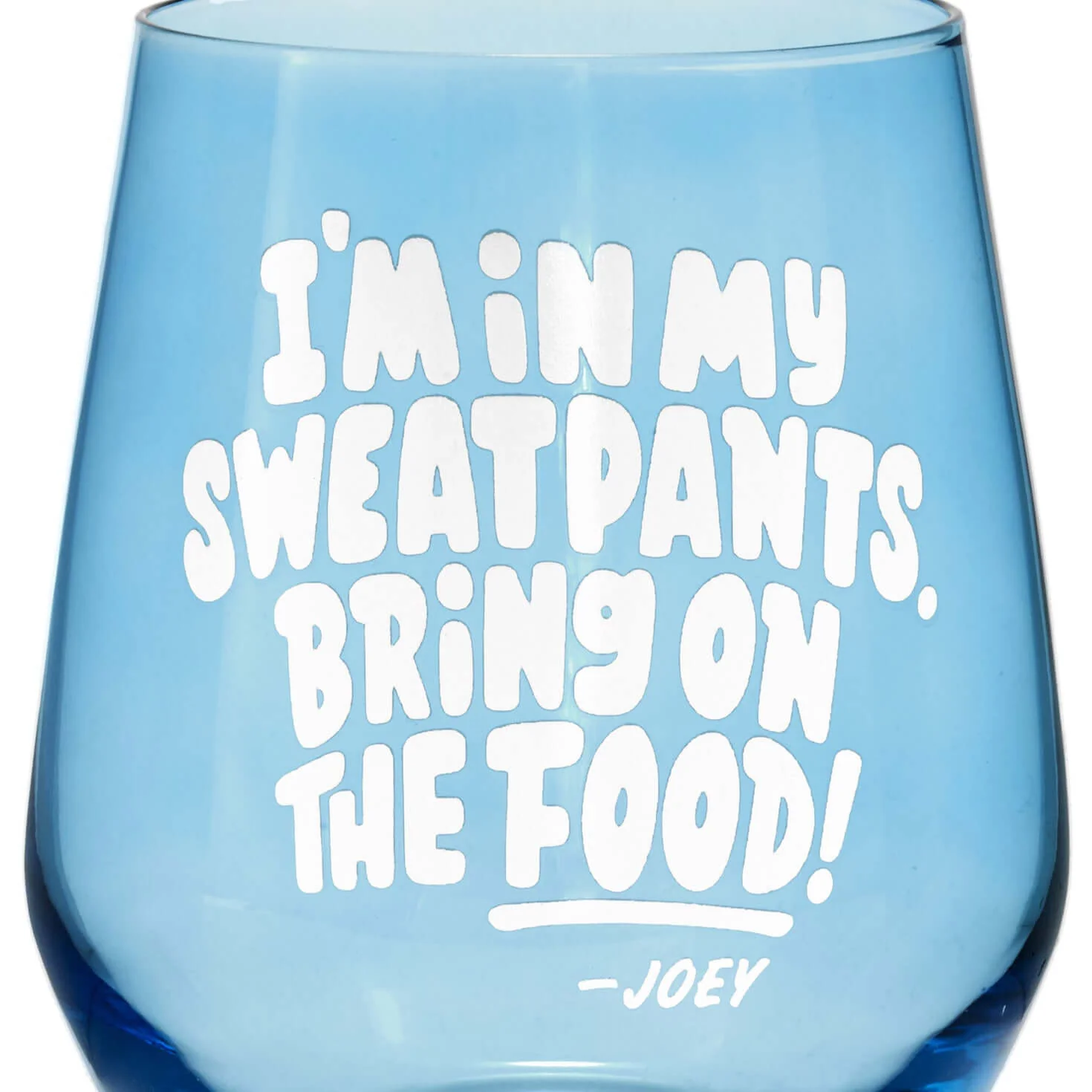 Friends Bring On the Food Stemless Wine Glass, 16 oz. - Image 3