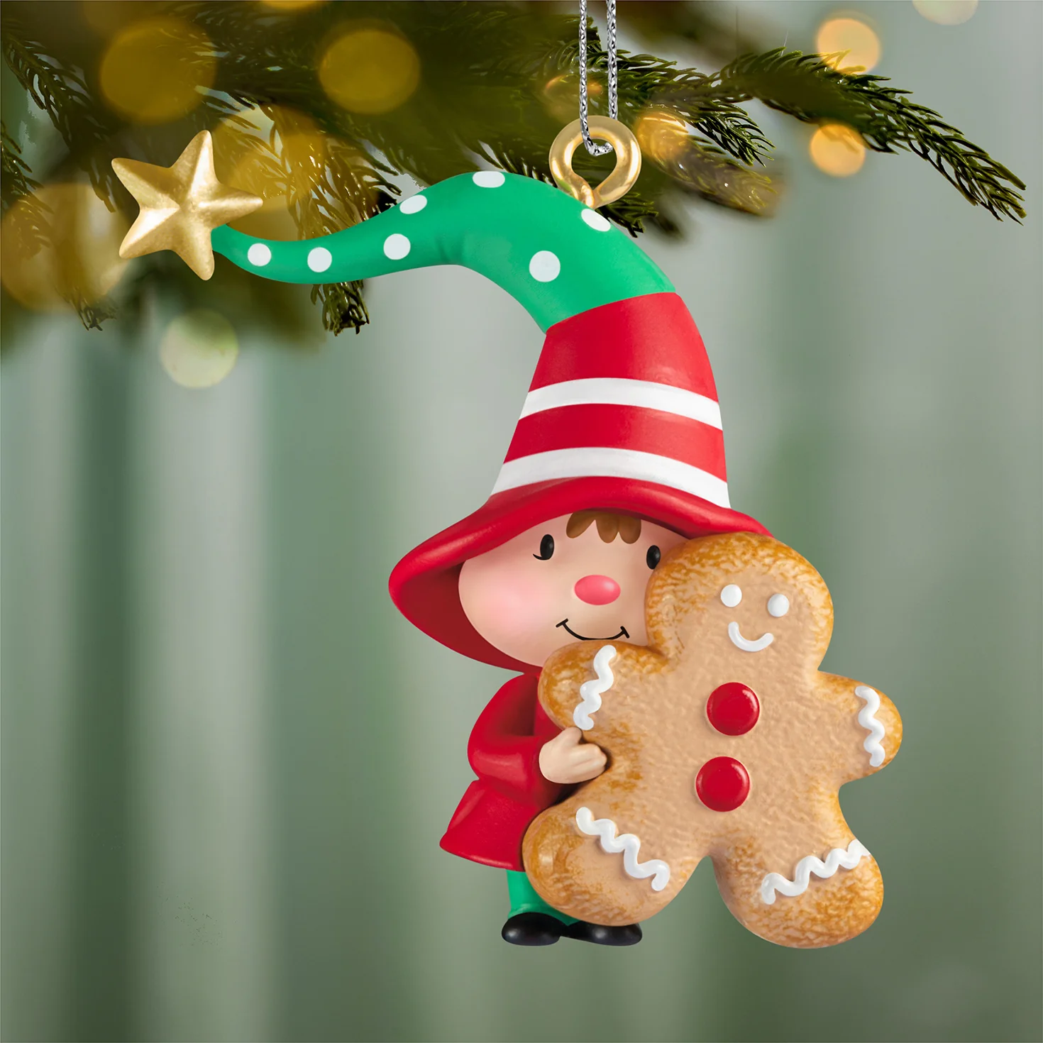 Gnome for Christmas Clove's Favorite Cookie — 2026 Hallmark Keepsake Christmas Ornament - Image 2