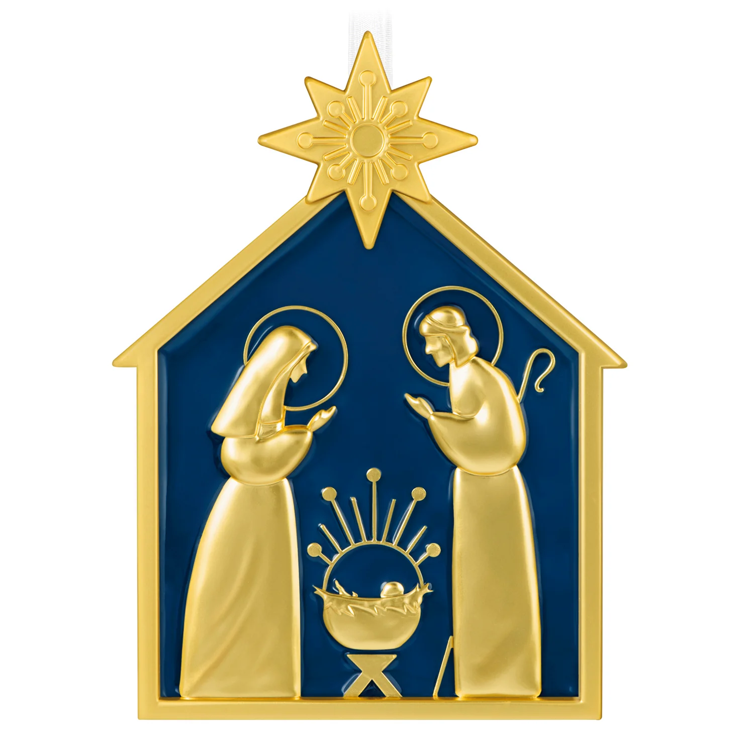 God So Loved the World Nativity, Metal — 2026 Hallmark Keepsake Christmas Ornament