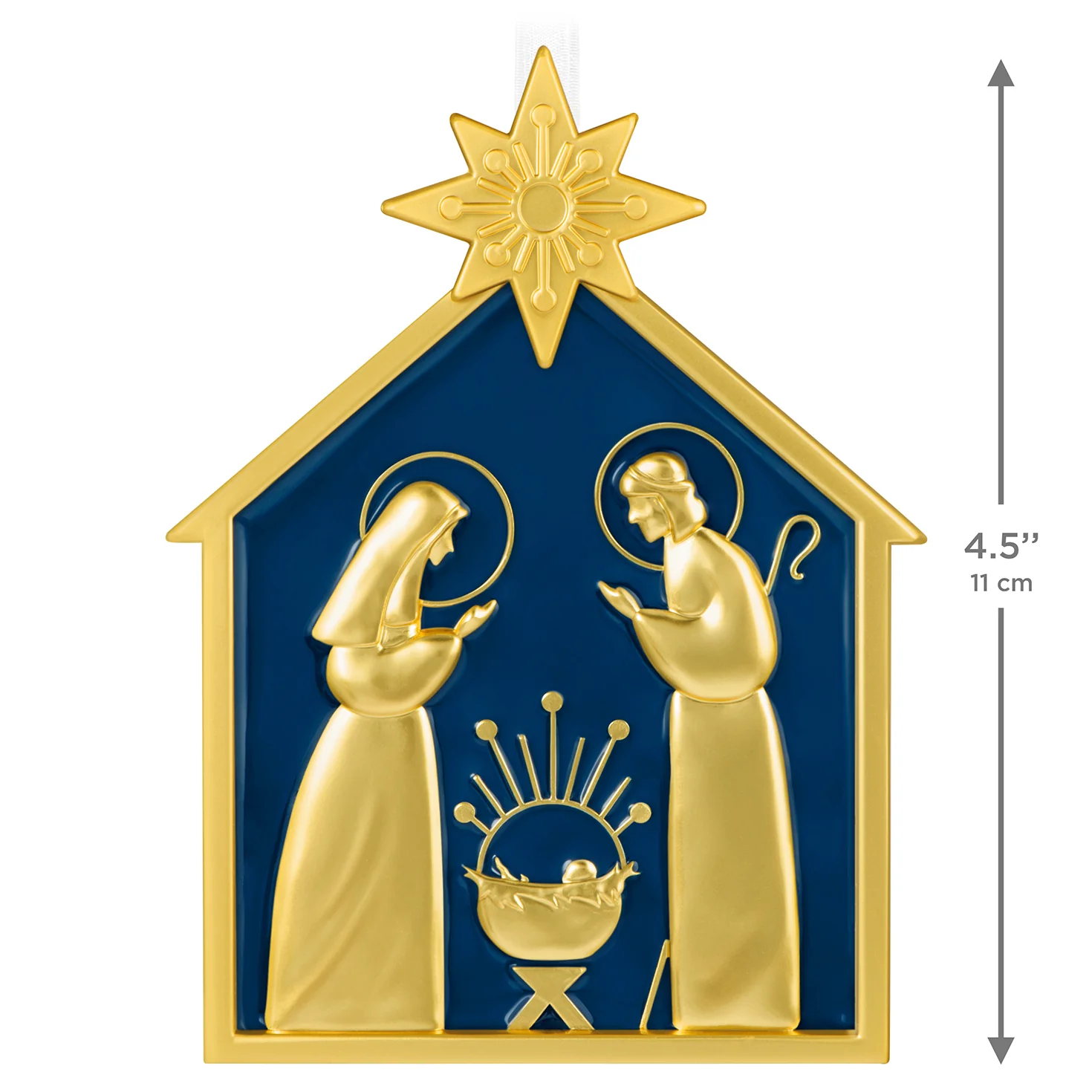 God So Loved the World Nativity, Metal — 2026 Hallmark Keepsake Christmas Ornament - Image 6