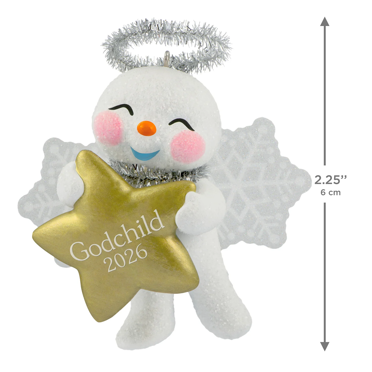 Godchild Snow Angel 2026 — 2026 Hallmark Keepsake Christmas Ornament - Image 6