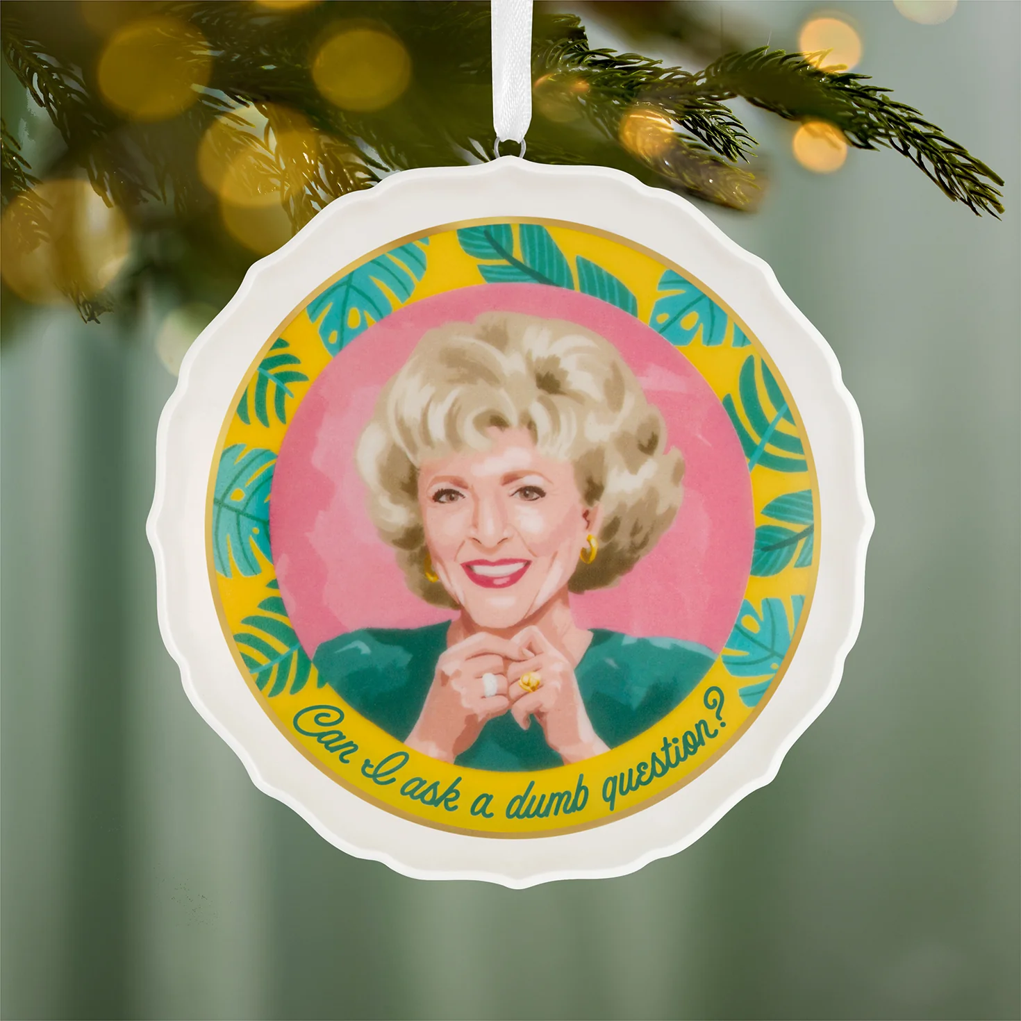 The Golden Girls Can I Ask a Dumb Question?, Porcelain — 2026 Hallmark Keepsake Christmas Ornament - Image 2