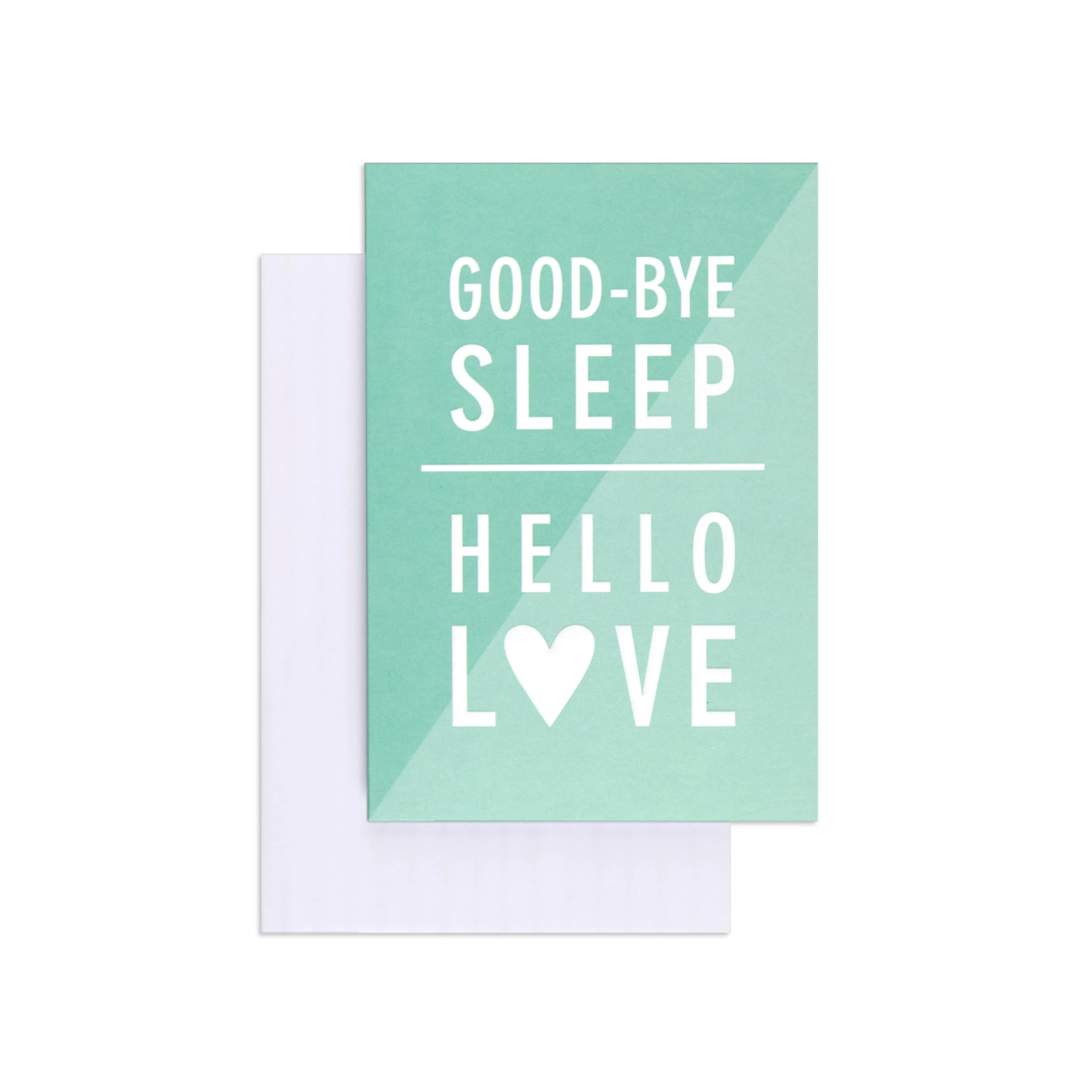 Good-Bye Sleep Sweet New Baby Congratulations Card - Image 3