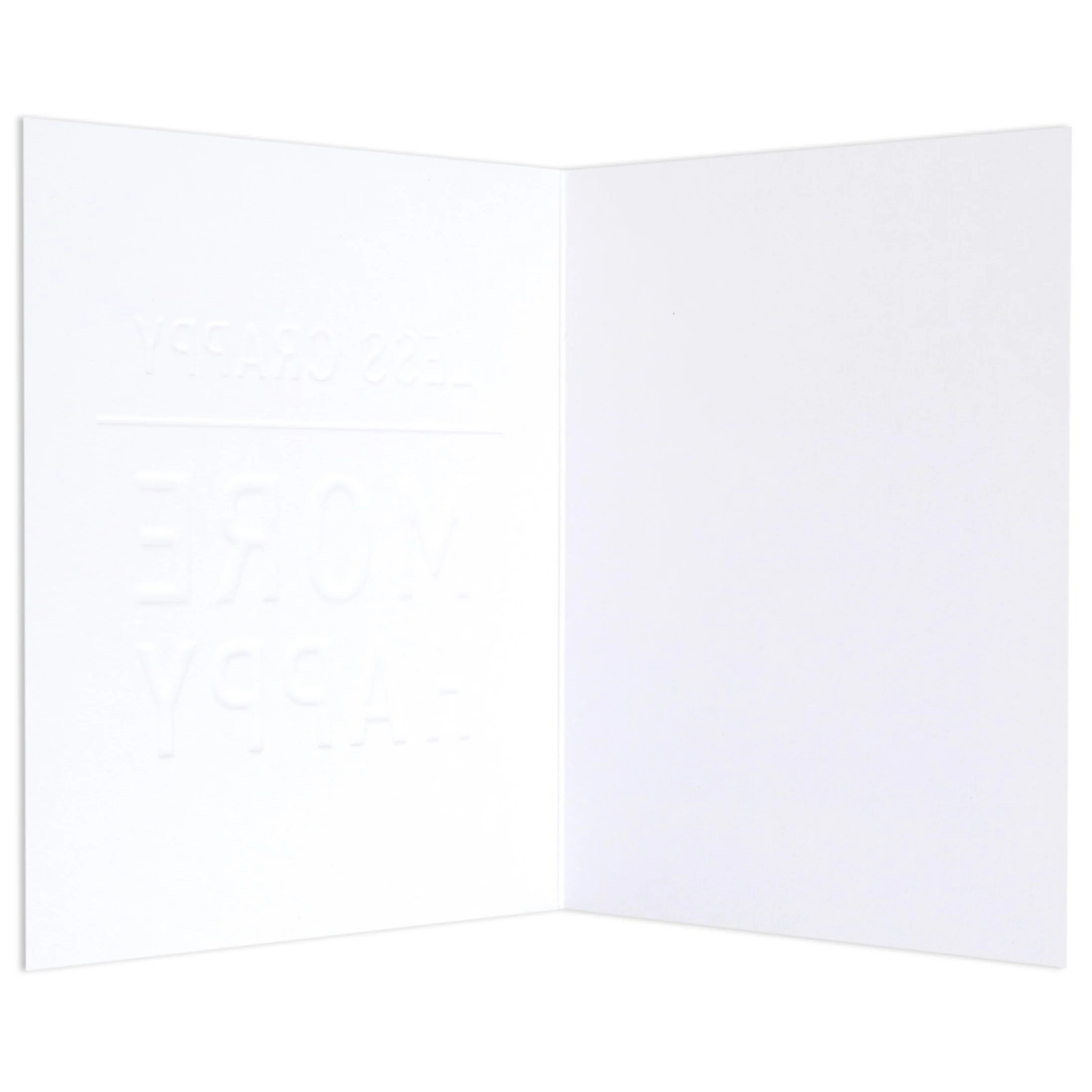 Less Crappy More Happy Uplifting Encouragement Card - Image 2
