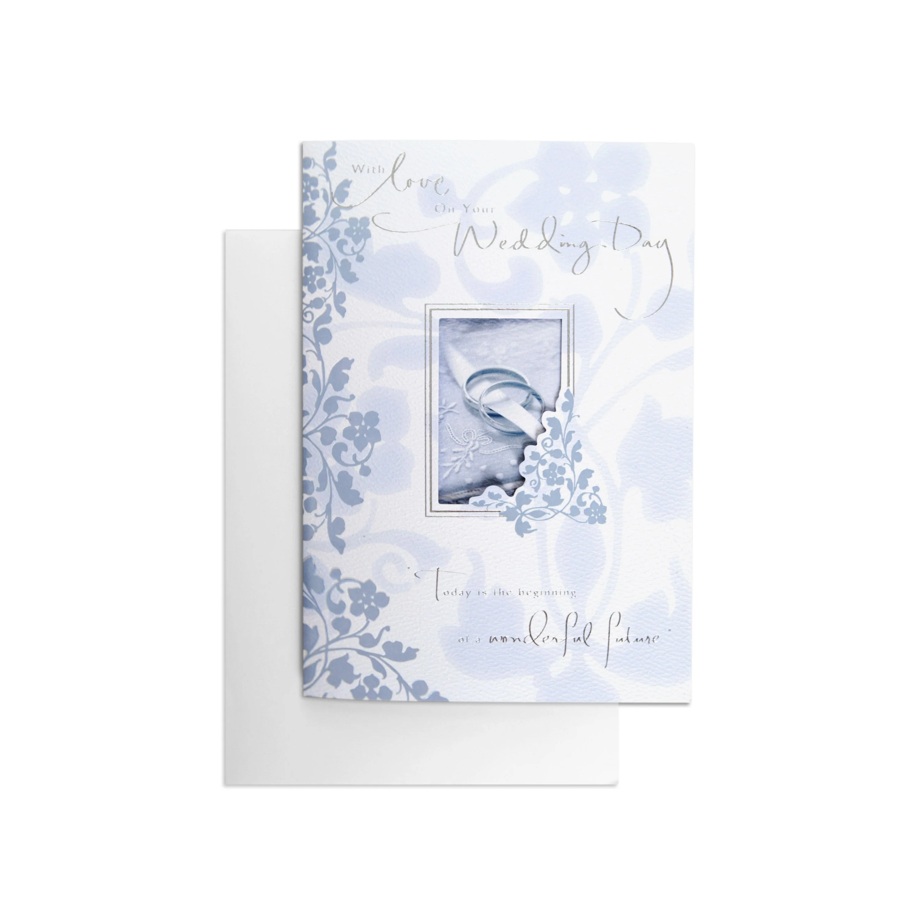 Gorgeous & Elegant Wedding Day Celebration Card - Image 3