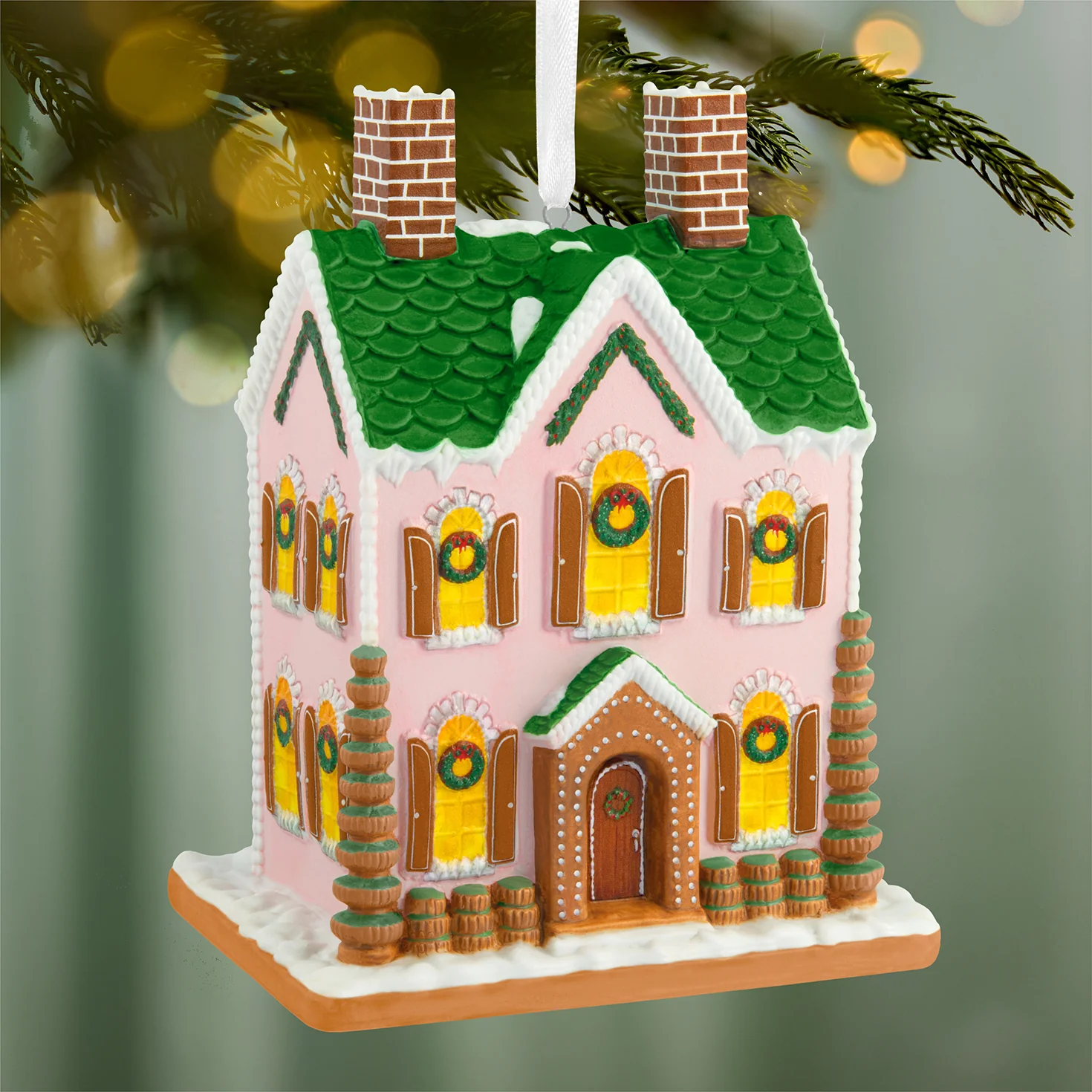 Gorgeous Gingerbread House, Porcelain — 2026 Hallmark Keepsake Christmas Ornament - Image 2