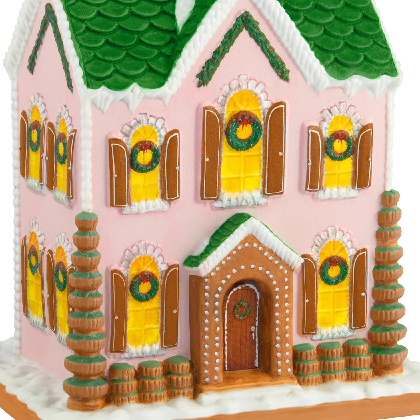 Gorgeous Gingerbread House, Porcelain — 2026 Hallmark Keepsake Christmas Ornament - Image 4