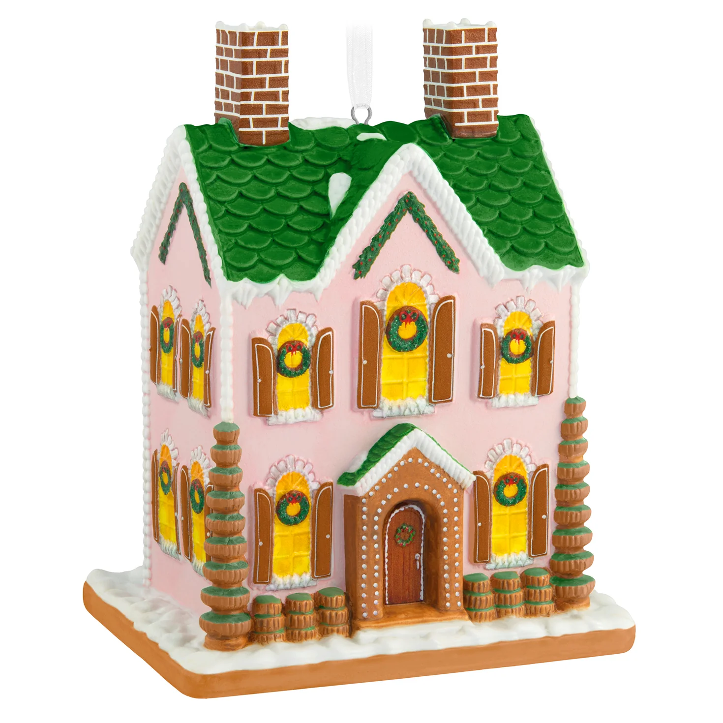 Gorgeous Gingerbread House, Porcelain — 2026 Hallmark Keepsake Christmas Ornament - Image 5