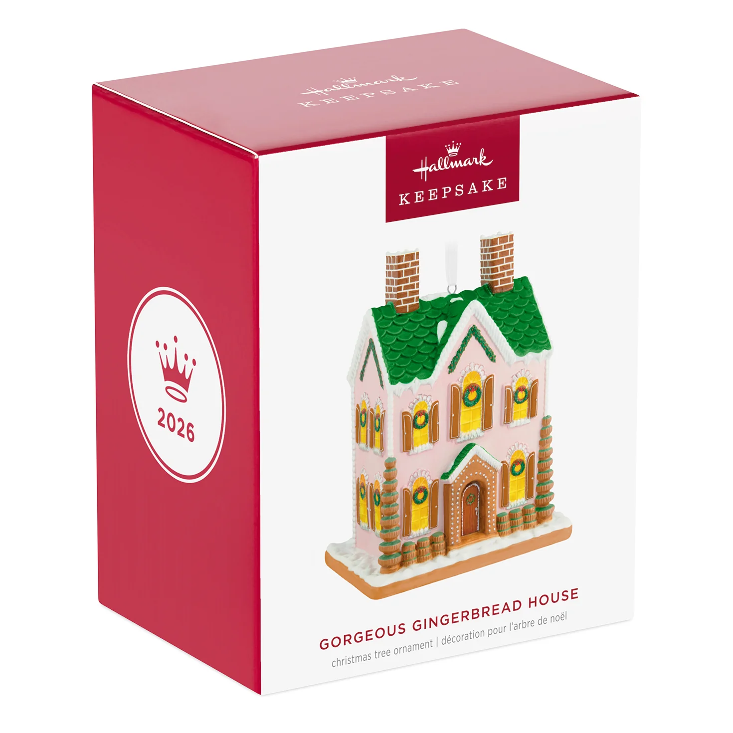 Gorgeous Gingerbread House, Porcelain — 2026 Hallmark Keepsake Christmas Ornament - Image 7