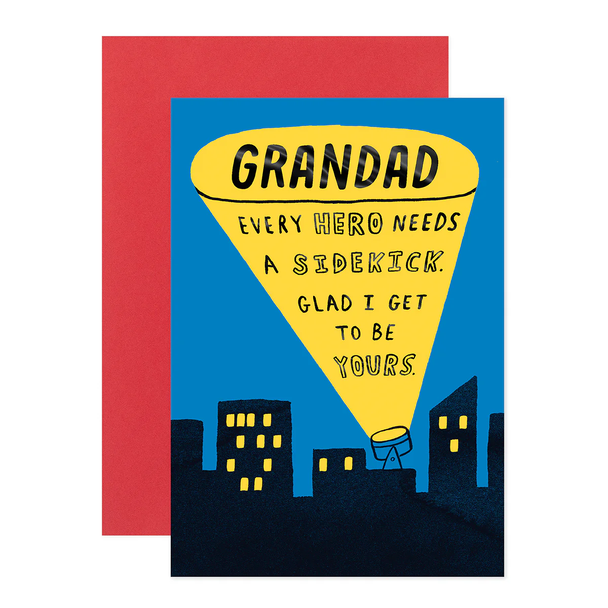 Hallmark Grandad Card - Grandad - Every hero needs a sidekick. Glad I get to be yours. - Image 3