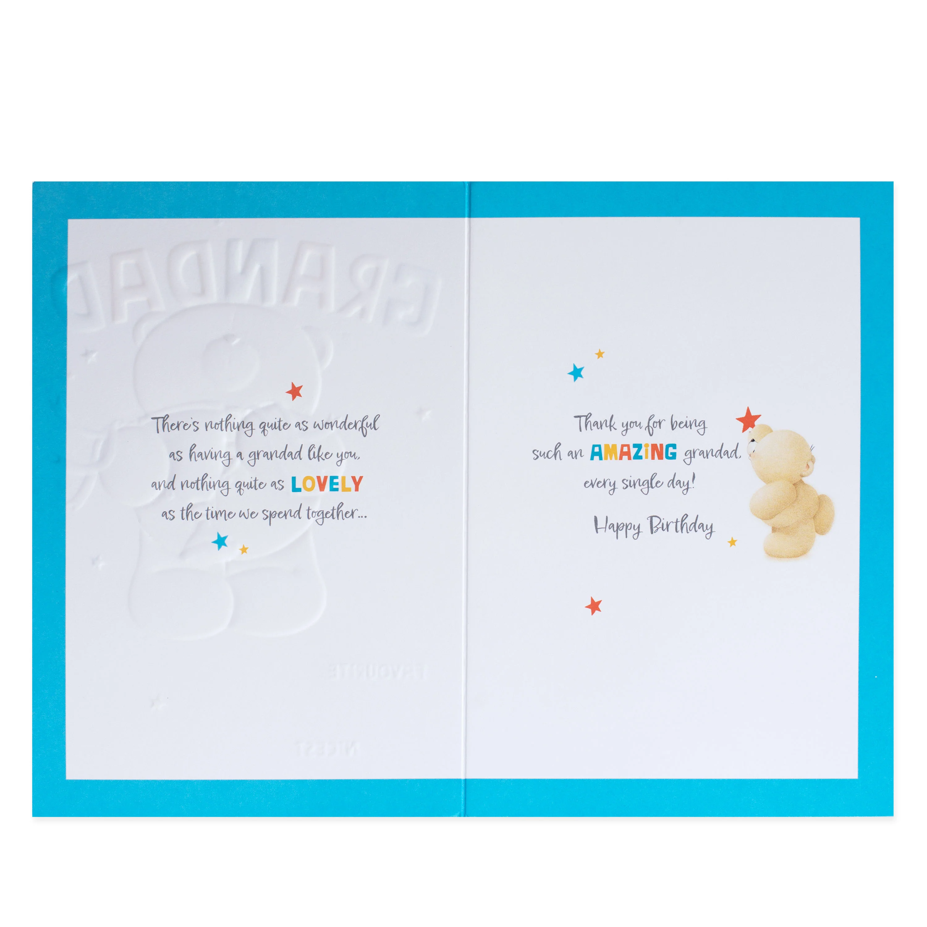 Hallmark Forever Friends Birthday Card for Grandad - The Nicest - Image 2