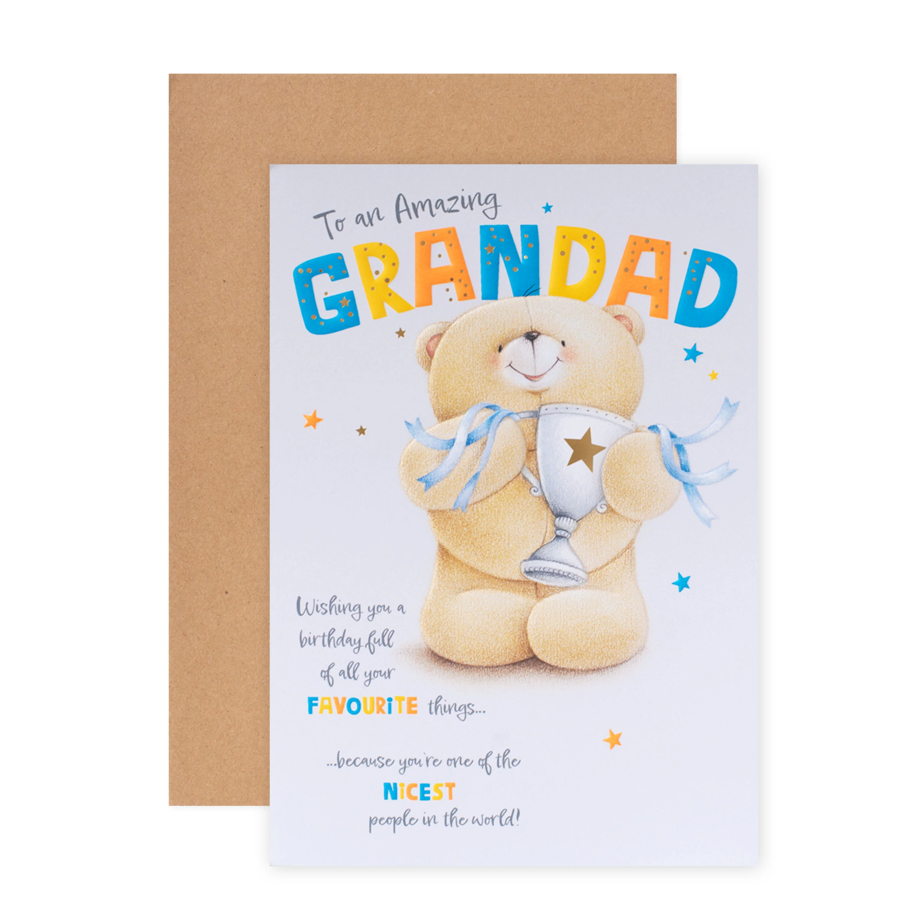 Hallmark Forever Friends Birthday Card for Grandad - The Nicest - Image 3