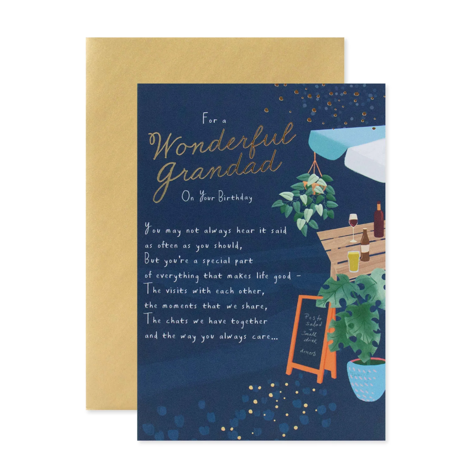 Hallmark Grandad Birthday Card - For a wonderful Grandad On Your Birthday - Image 3