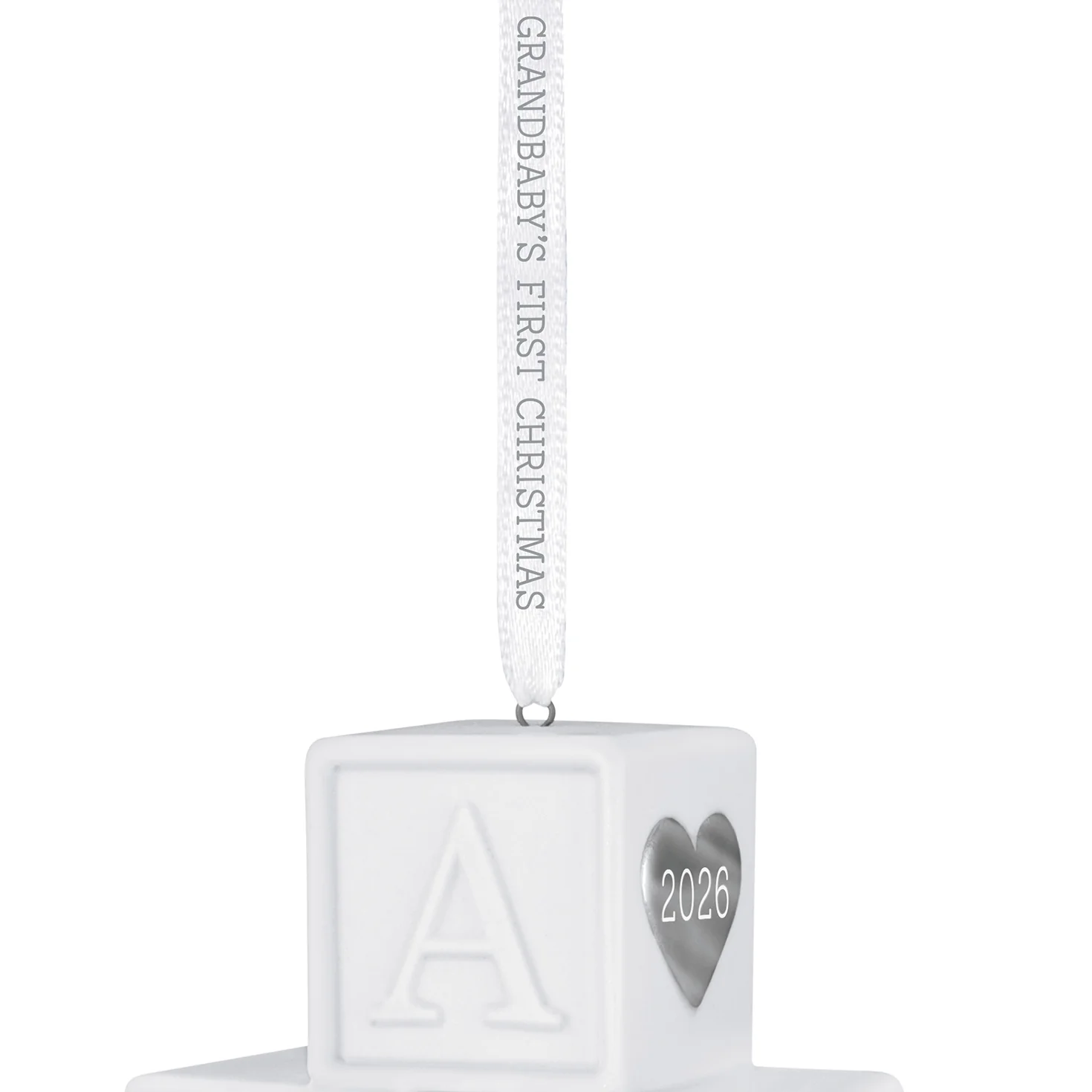 Grandbaby's First Christmas Blocks 2026, Porcelain — 2026 Hallmark Keepsake Christmas Ornament - Image 4