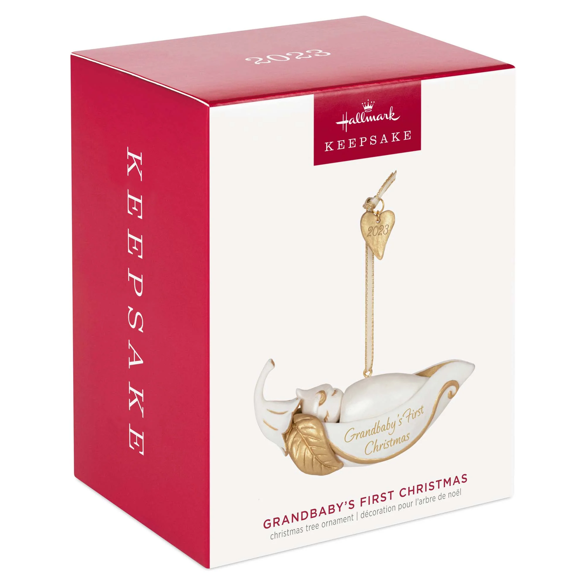 Grandbaby's First Christmas Pea in a Pod Porcelain — Hallmark Keepsake Christmas Ornament - Image 4