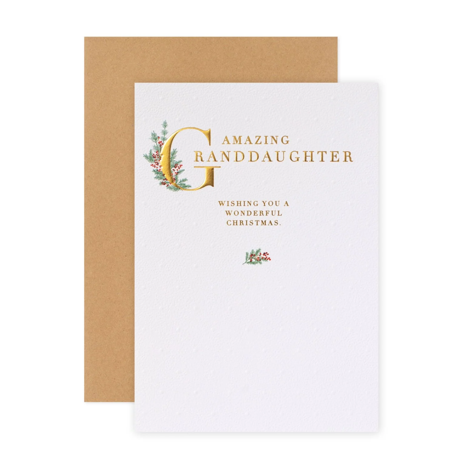 Hallmark Christmas Card For Granddaughter - With Love - Image 3