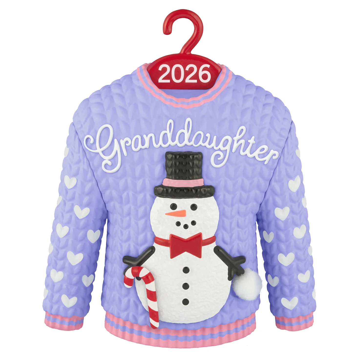 Granddaughter Snowman Sweater 2026 — 2026 Hallmark Keepsake Christmas Ornament