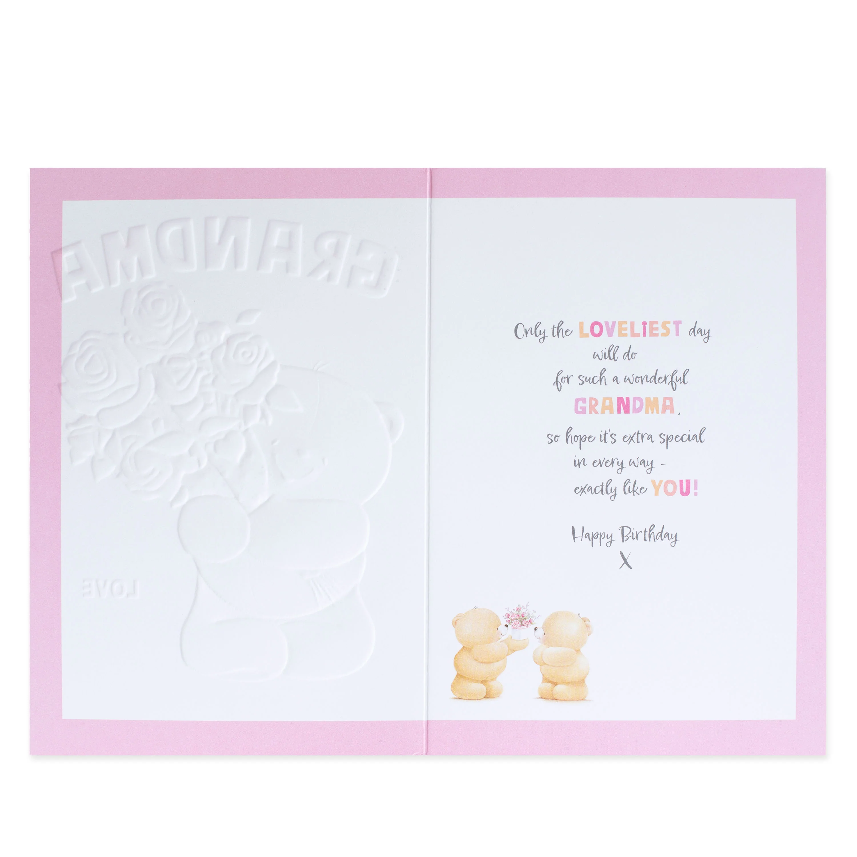 Hallmark Forever Friends Birthday Card for Grandma - Lots of Love - Image 2