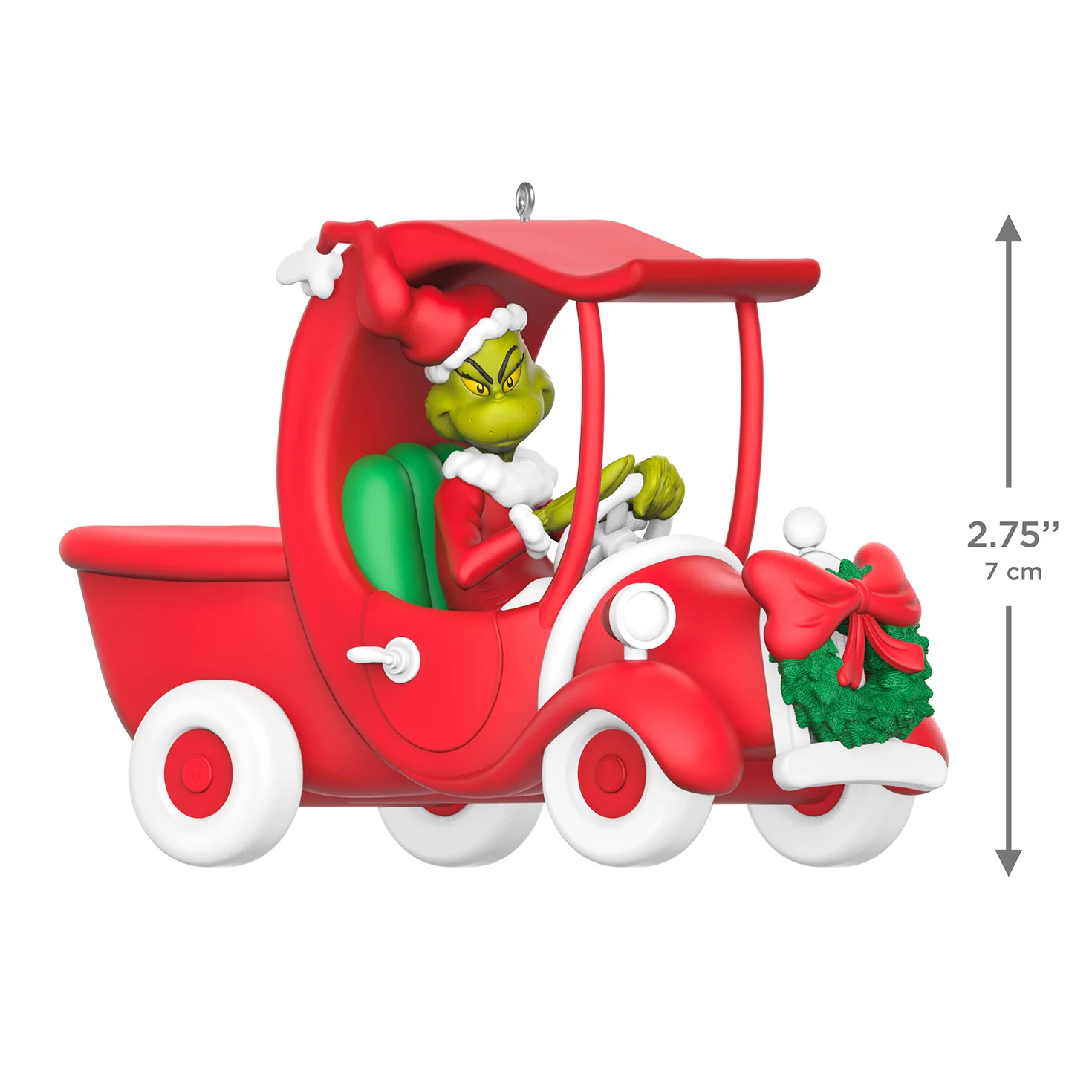 Dr. Seuss's How the Grinch Stole Christmas!™ A Grinchy Sleigh On the Way — 2026 Hallmark Keepsake Christmas Ornament - Image 6