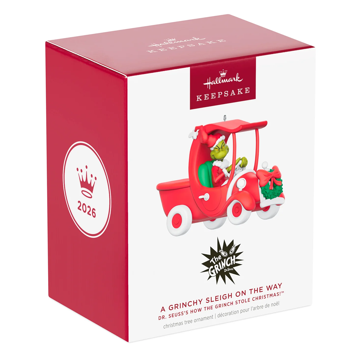 Dr. Seuss's How the Grinch Stole Christmas!™ A Grinchy Sleigh On the Way — 2026 Hallmark Keepsake Christmas Ornament - Image 7