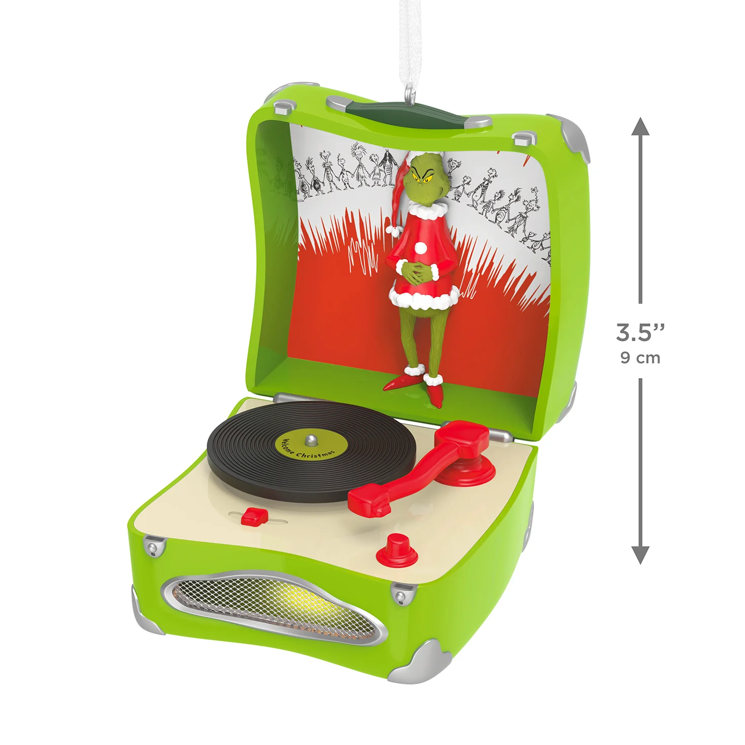 Dr. Seuss's How the Grinch Stole Christmas!™ Welcome Christmas Musical With Light — 2026 Hallmark Keepsake Christmas Ornament - Image 6