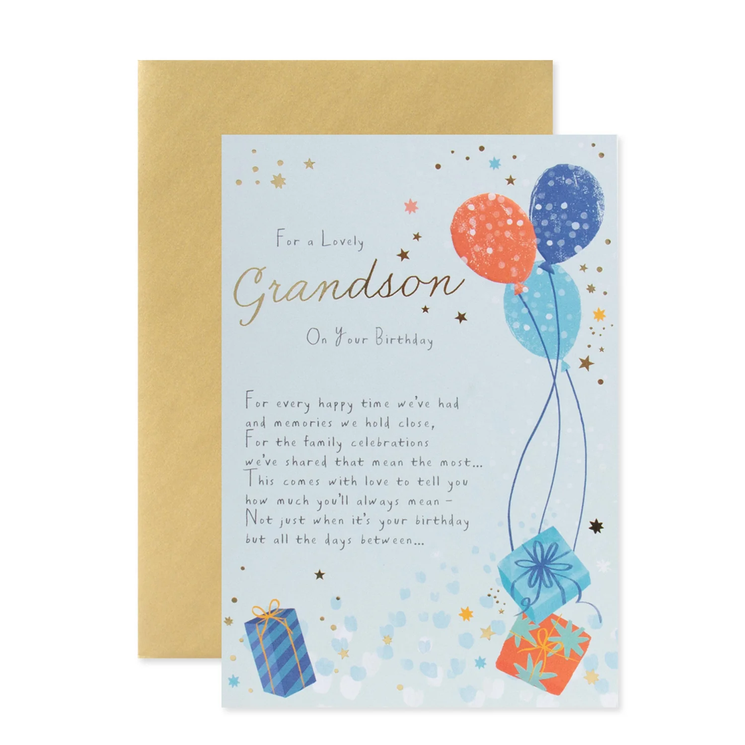 Hallmark Grandson Birthday Card - For a lovely Grandson On Your Birthday - Image 3