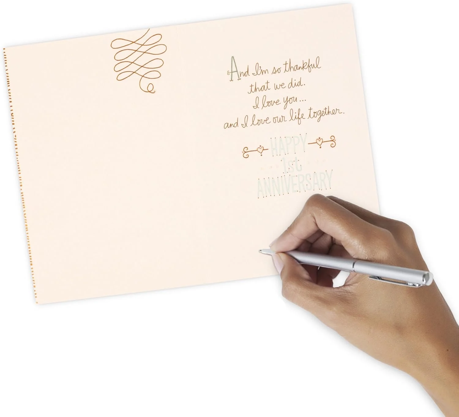 Hallmark 1st Anniversary Card (Chance on What Could Be) - Image 5